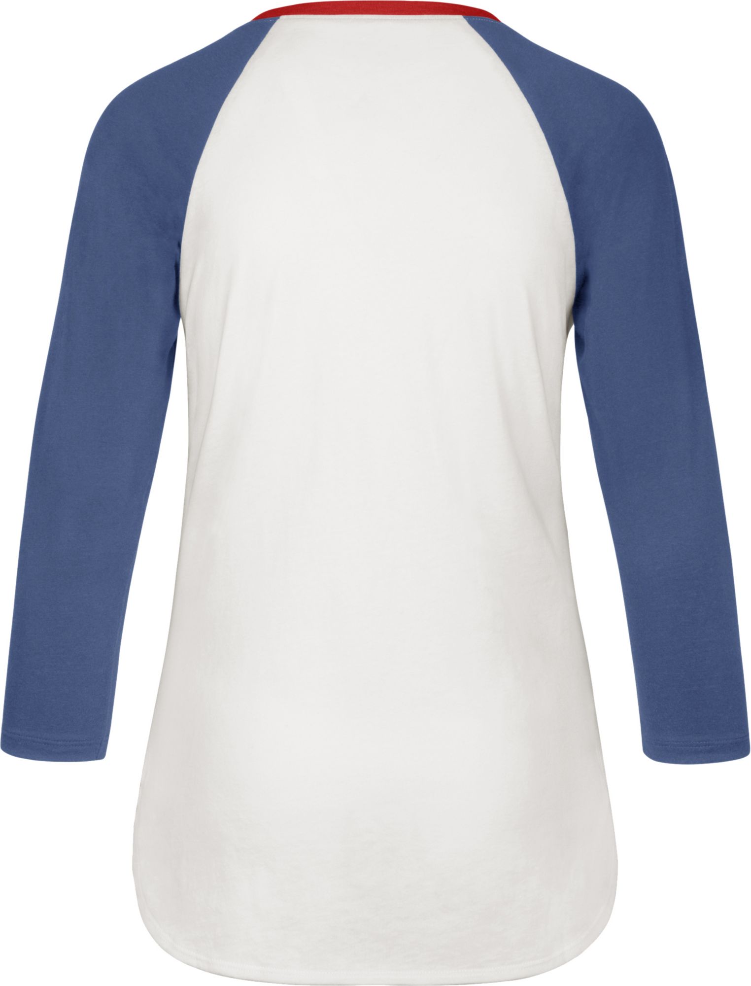 '47 Women's New York Giants White Long Sleeve Raglan T-Shirt product image
