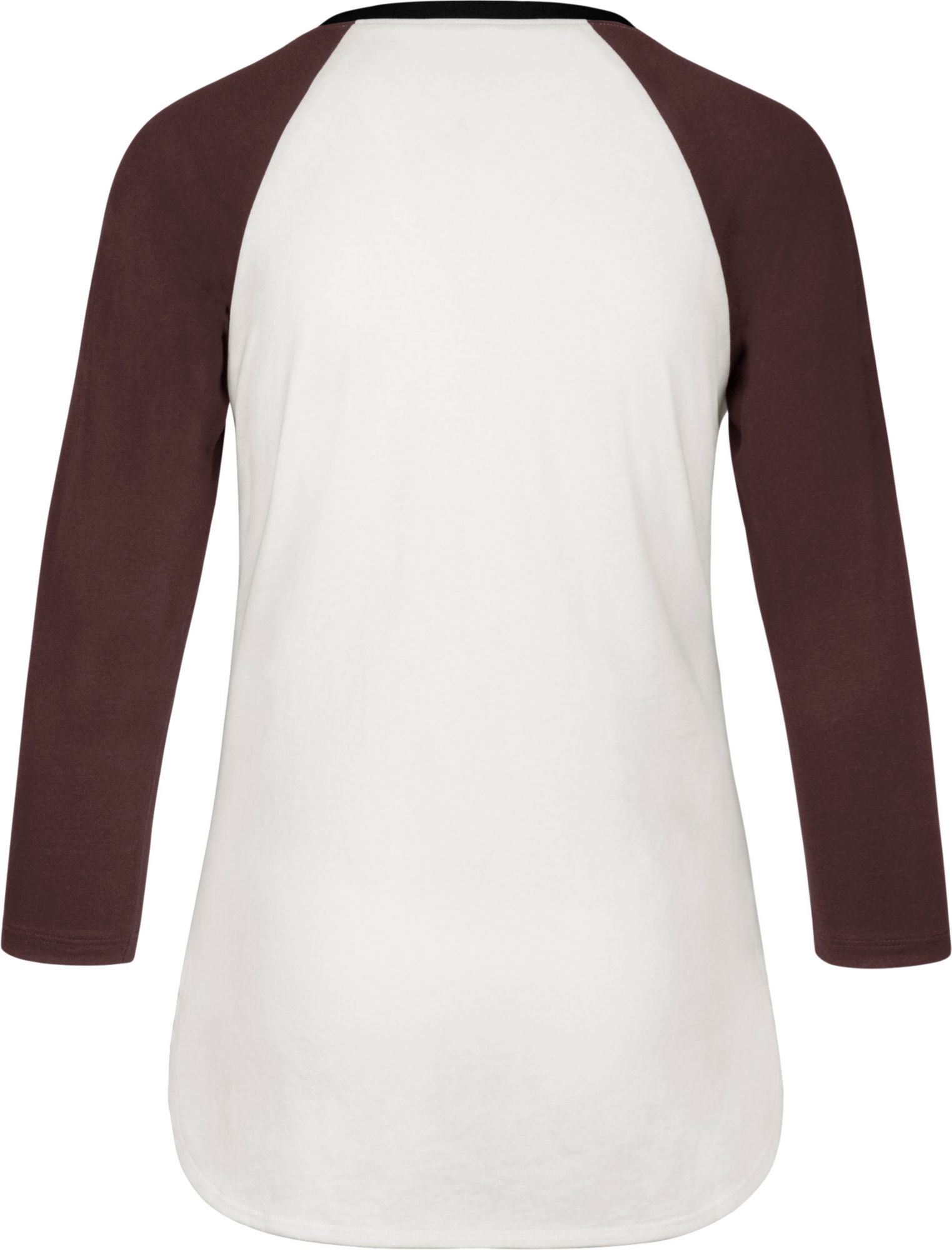 ‘47 Women's Boston College Eagles White Long Sleeve Raglan T-Shirt product image