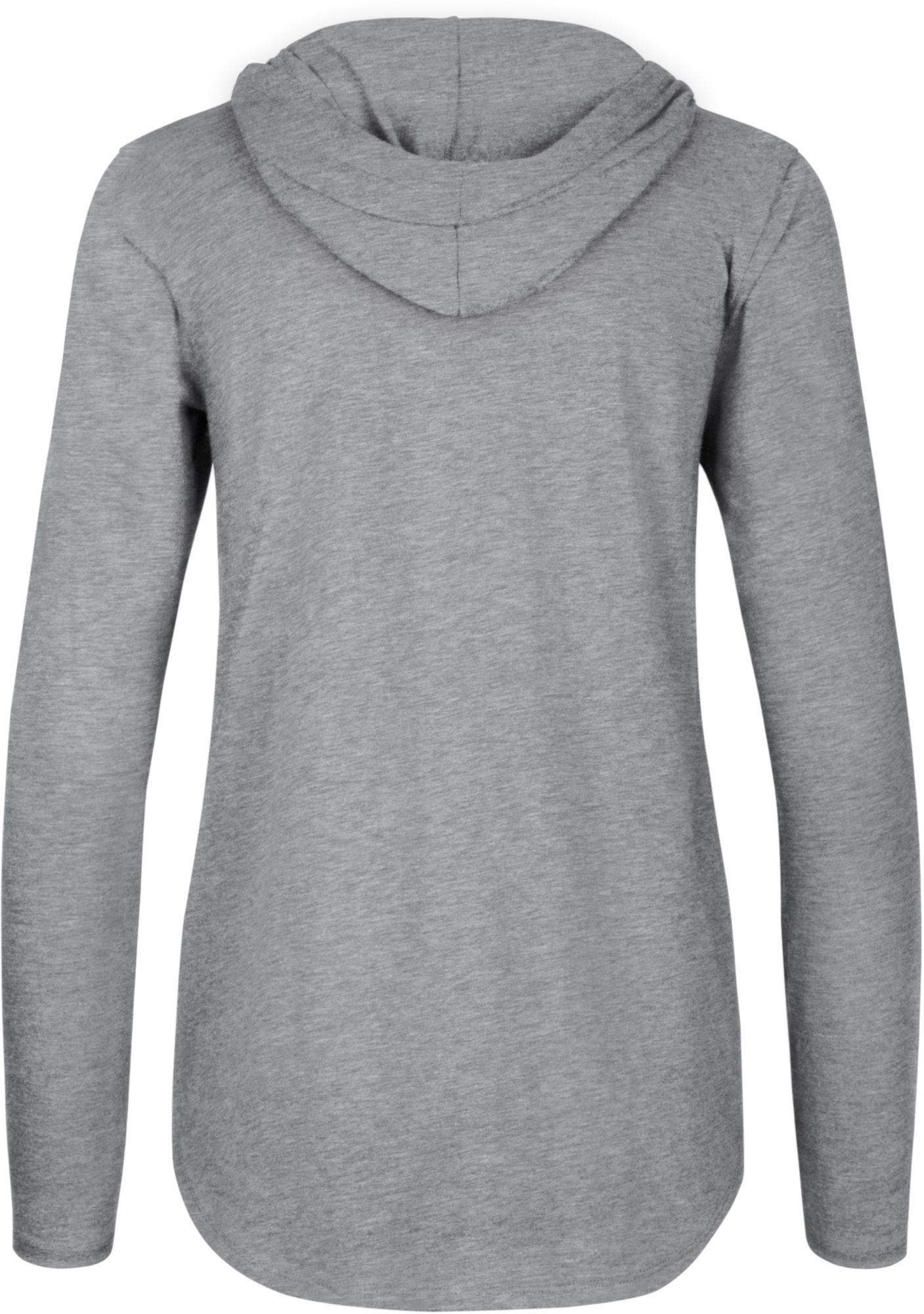 ‘47 Women's Pittsburgh Steelers Piper Logo Grey Hooded Long Sleeve T-Shirt product image