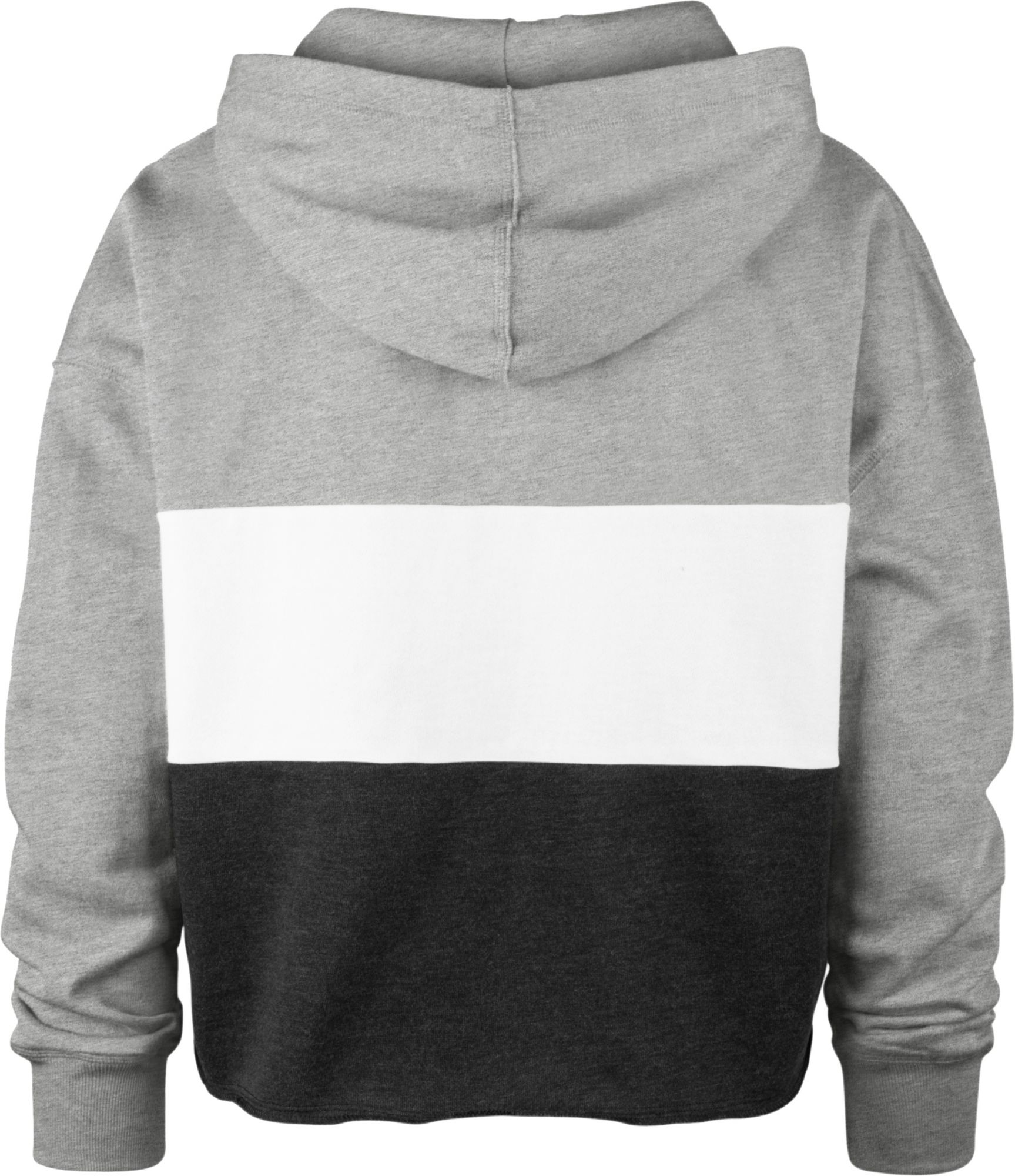 '47 Women's Baltimore Ravens White Lizzy Cut Off Hoodie product image