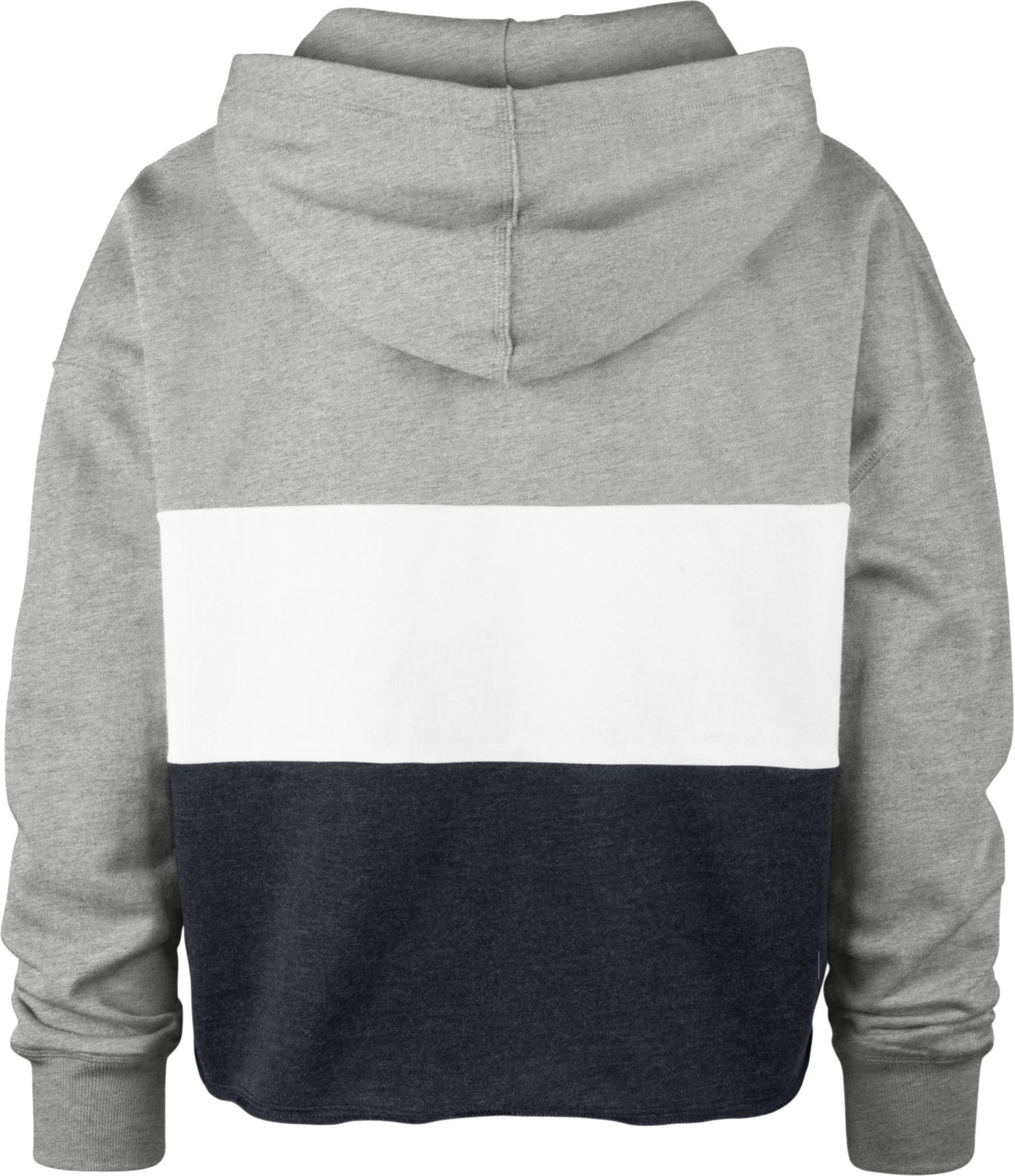 '47 Women's Denver Broncos White Lizzy Cut Off Hoodie product image