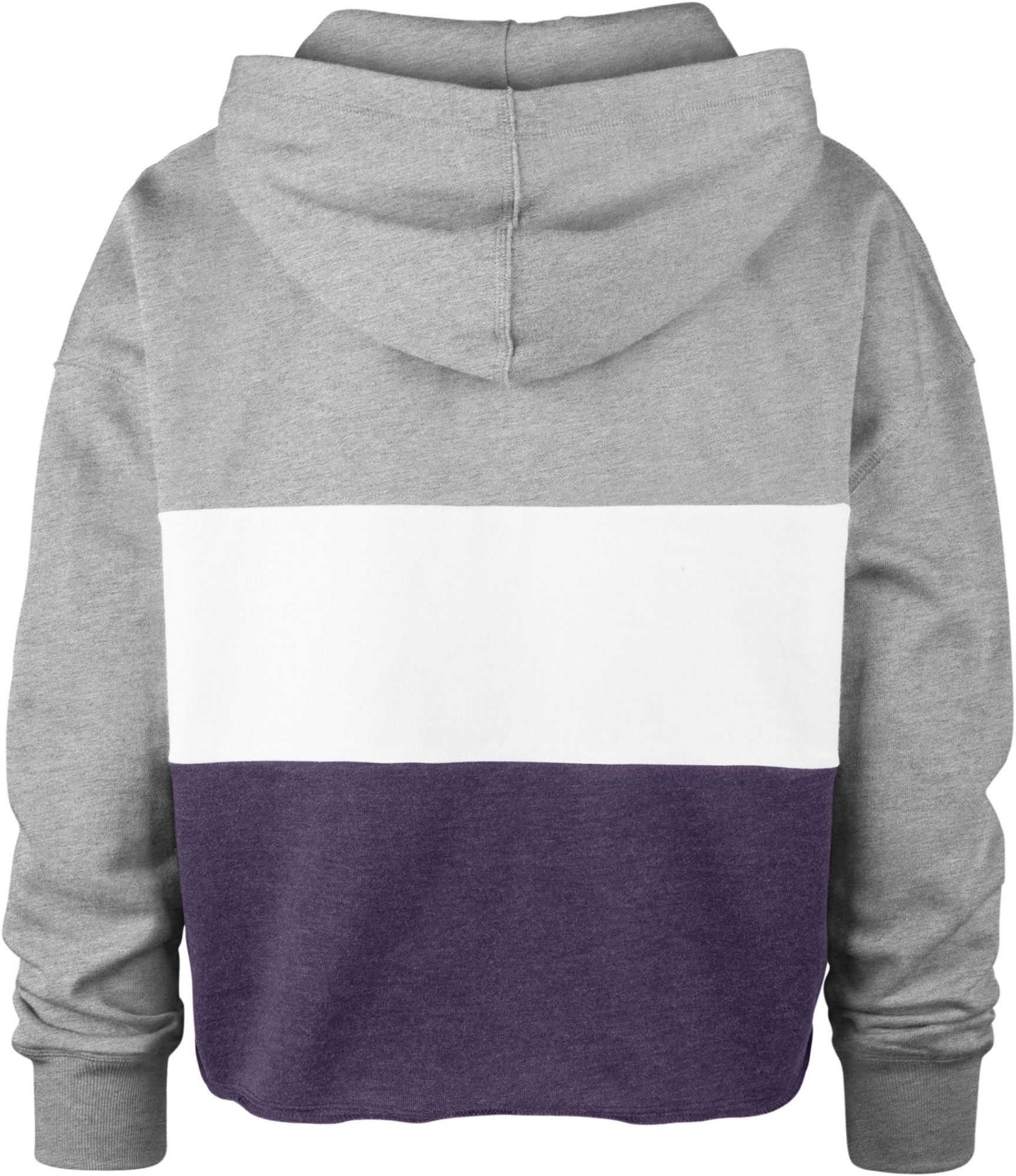 '47 Women's Minnesota Vikings Grey Lizzy Cut Off Hoodie product image