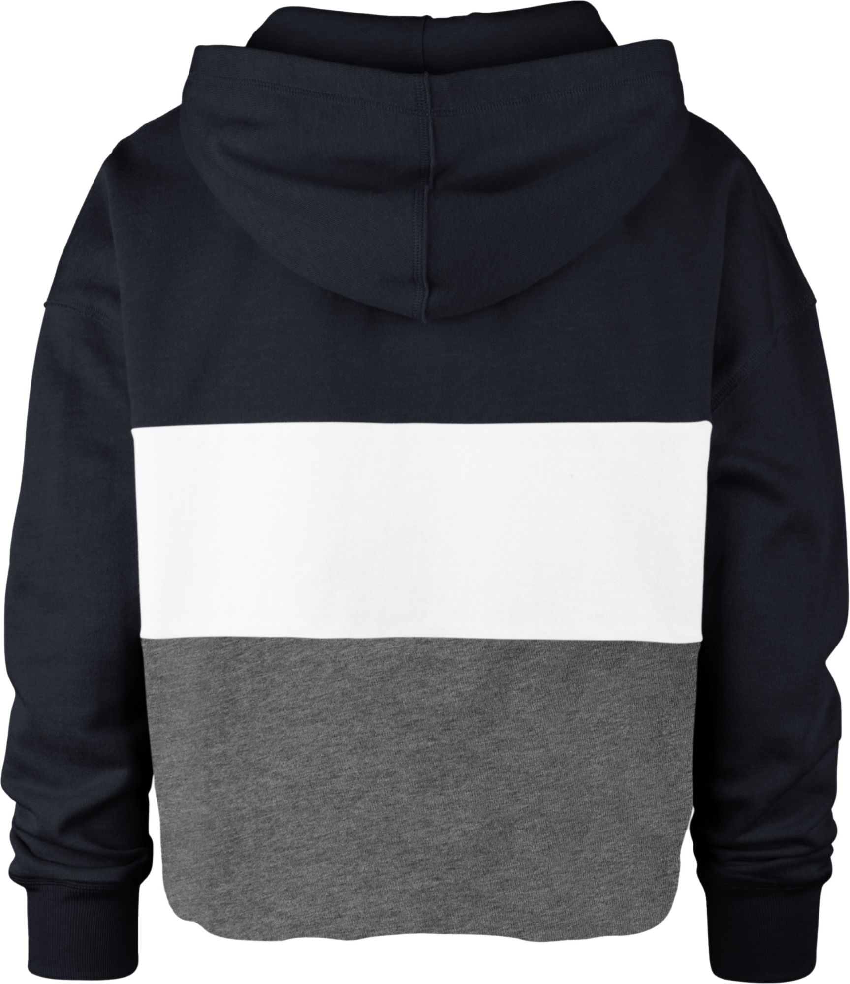 ‘47 Women's Michigan Wolverines Blue Lizzy Cut Off Pullover Hoodie product image