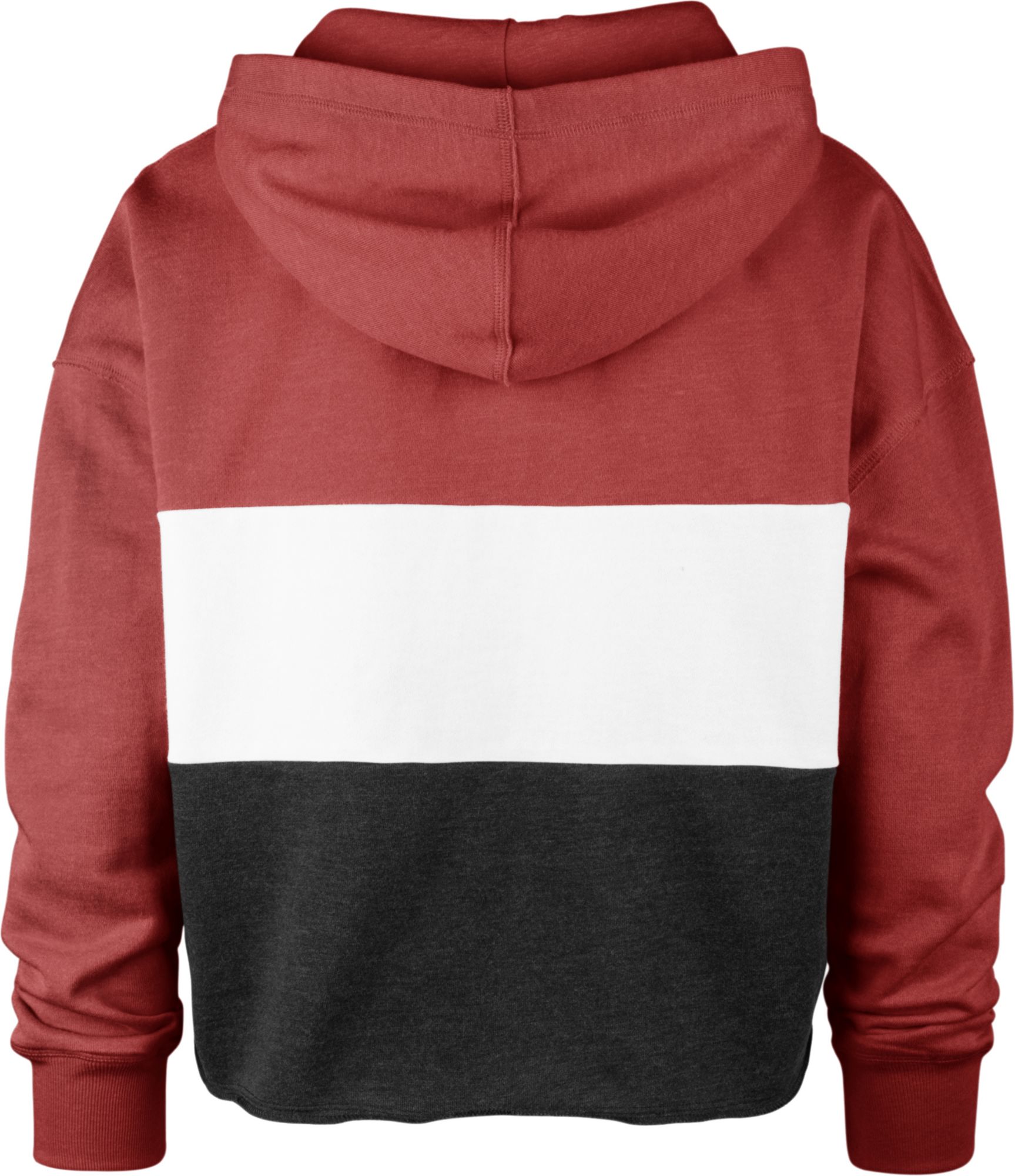 '47 Women's Cincinnati Reds Red Lizzy Cut Off Hoodie product image