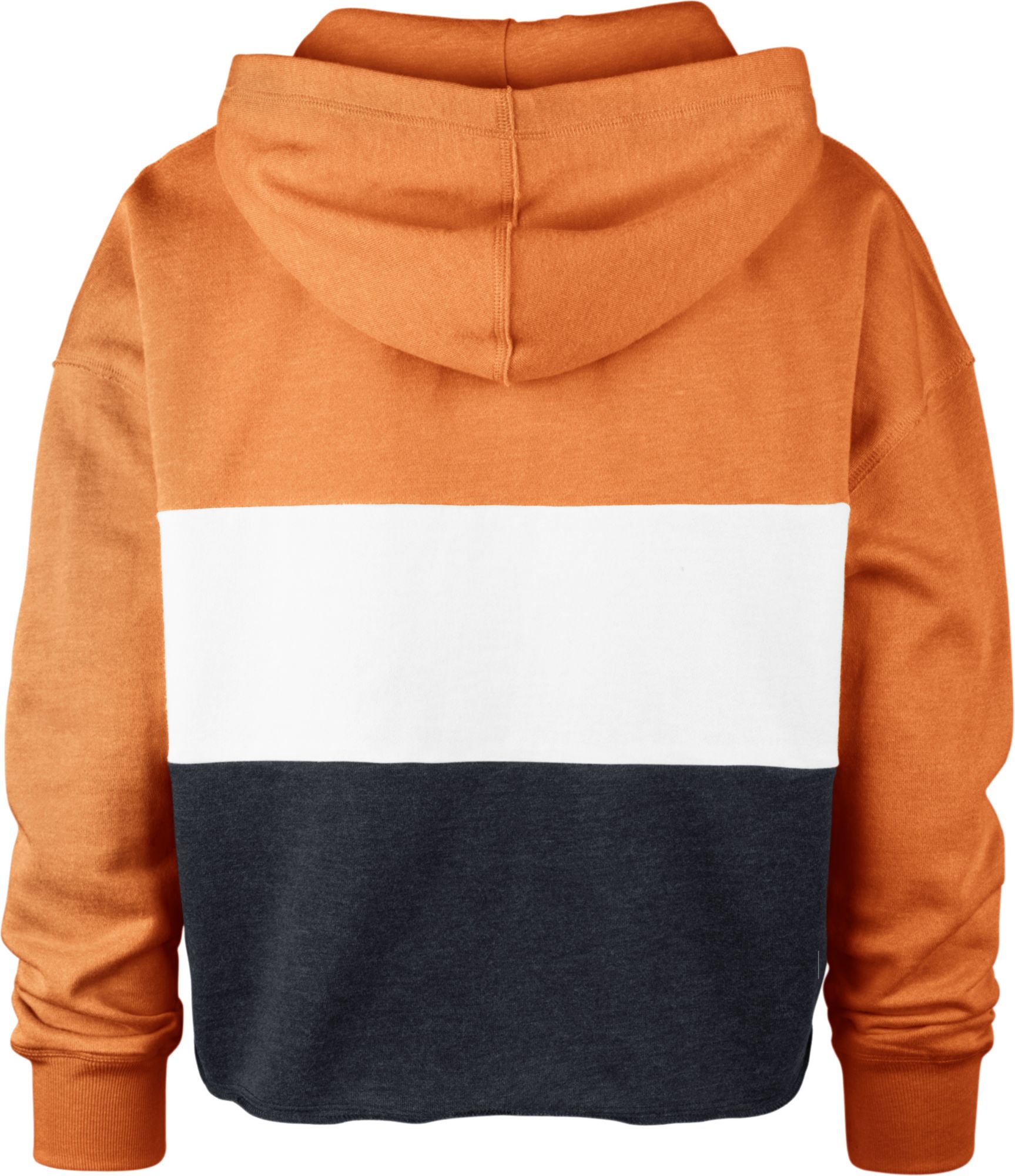 '47 Women's Detroit Tigers Orange Lizzy Cut Off Hoodie product image