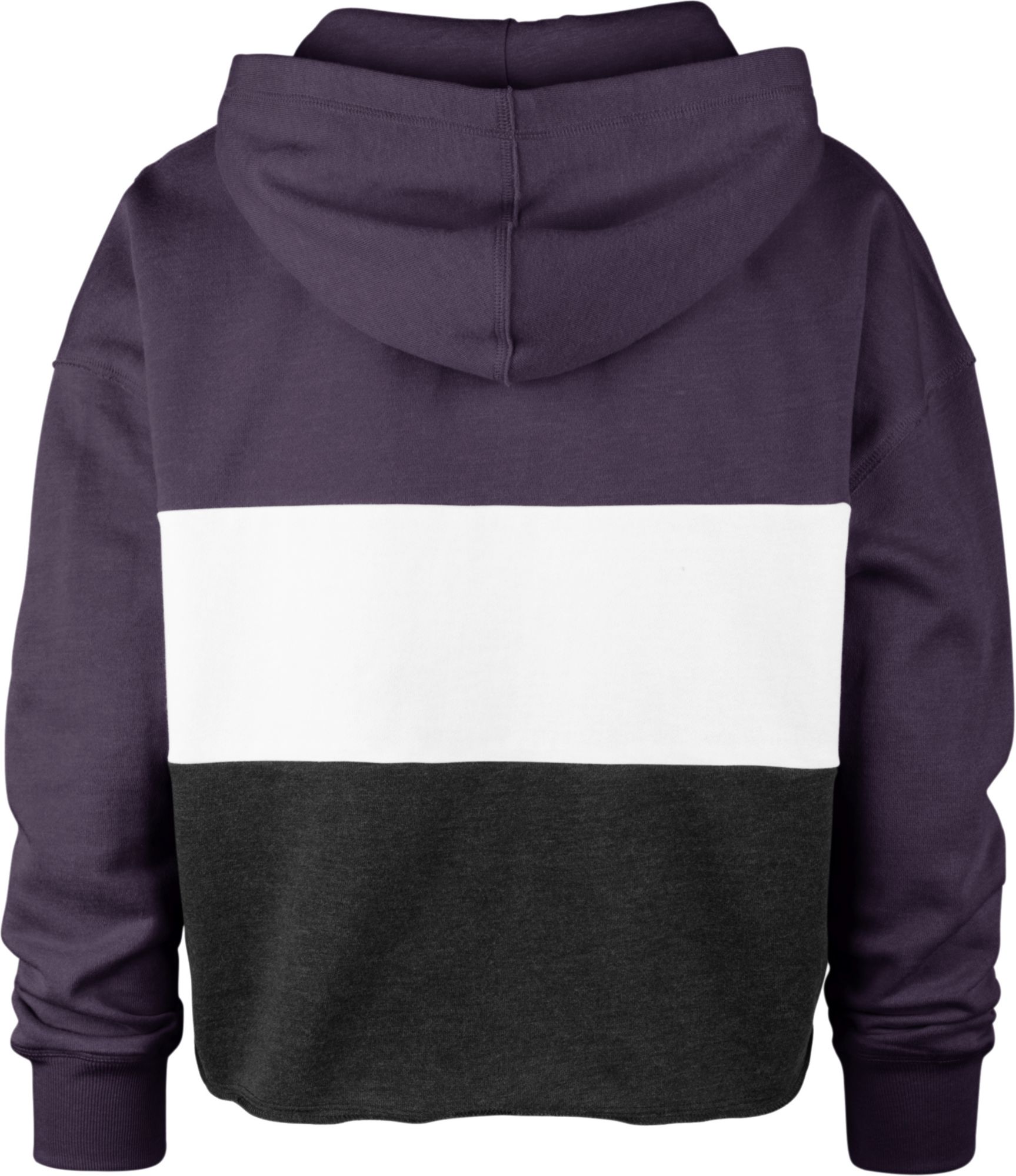 '47 Women's Colorado Rockies Purple Lizzy Cut Off Hoodie product image