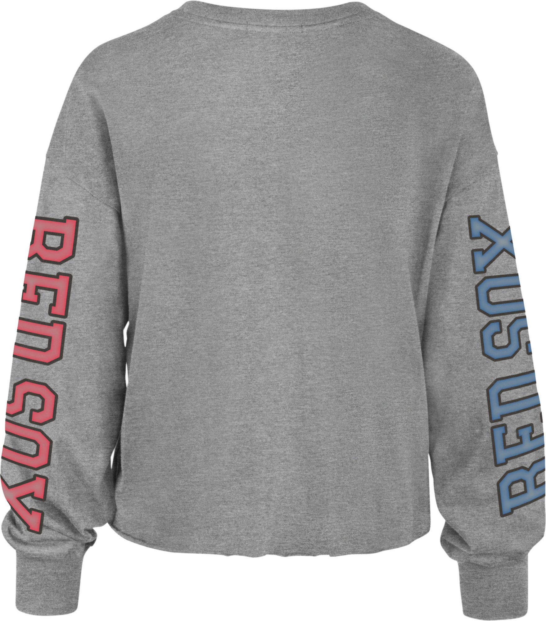 '47 Women's Boston Red Sox Gray Parkway Long Sleeve T-Shirt product image