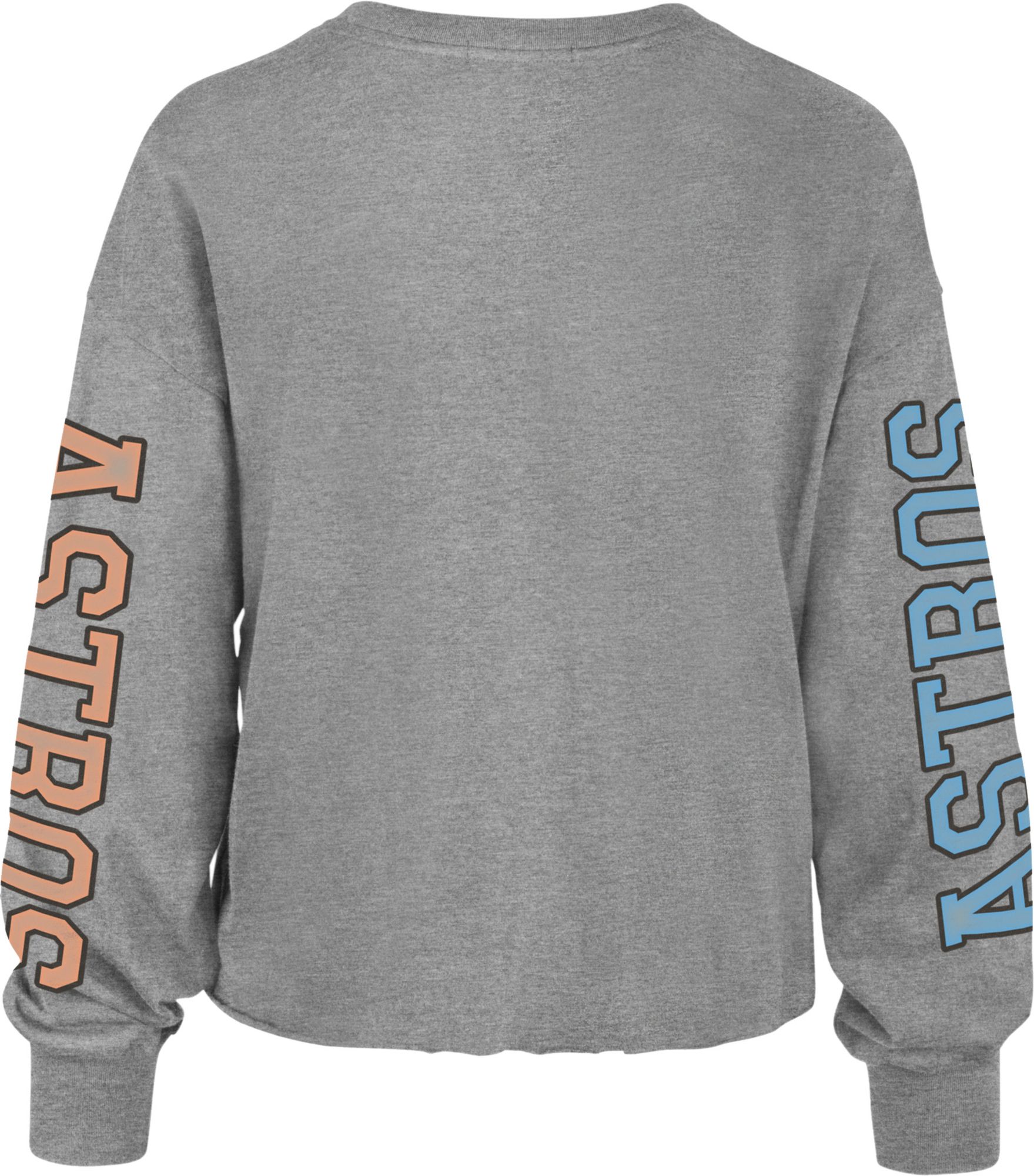 '47 Women's Houston Astros Gray Parkway Long Sleeve T-Shirt product image