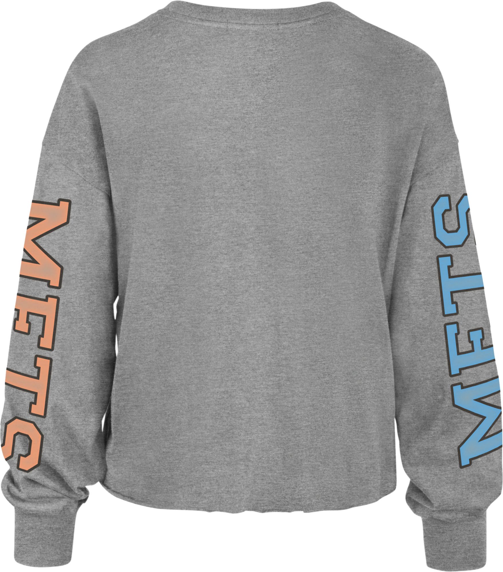 '47 Women's New York Mets Gray Parkway Long Sleeve T-Shirt product image