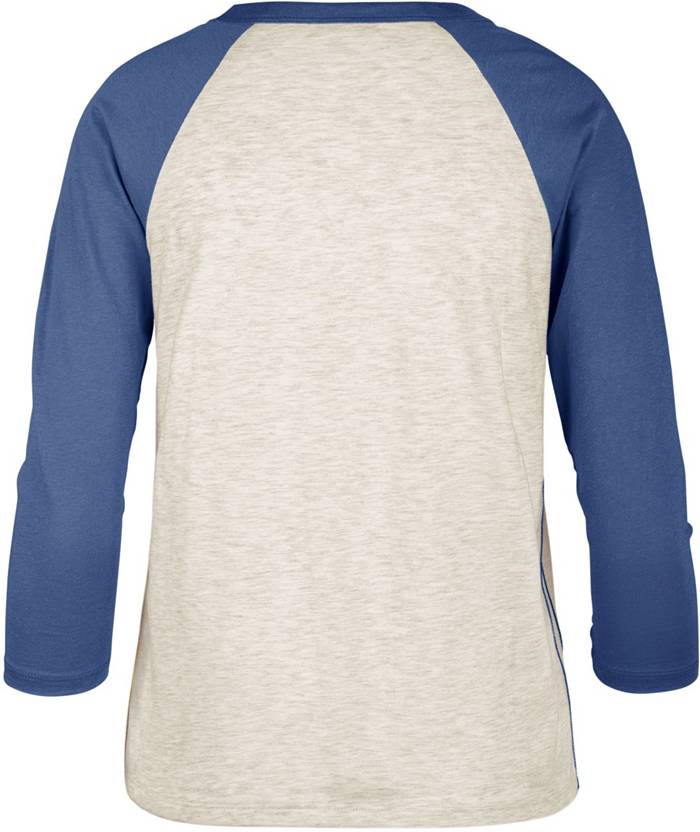 Los Angeles Dodgers Nike MLB Tri-Blend Raglan 3/4-Sleeve T-Shirt