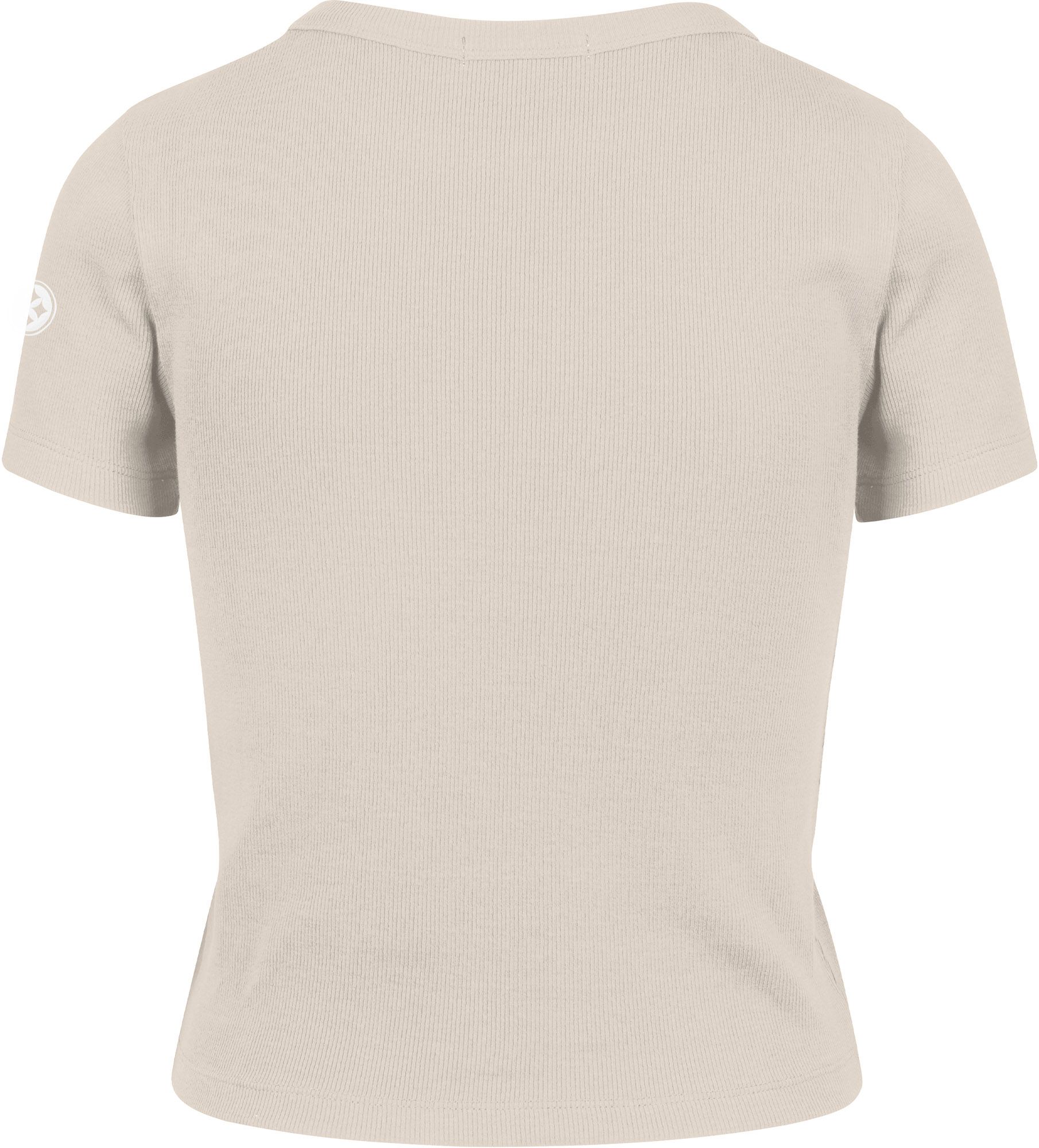 '47 Women's Pittsburgh Steelers Mojave Baby Rib T-Shirt product image