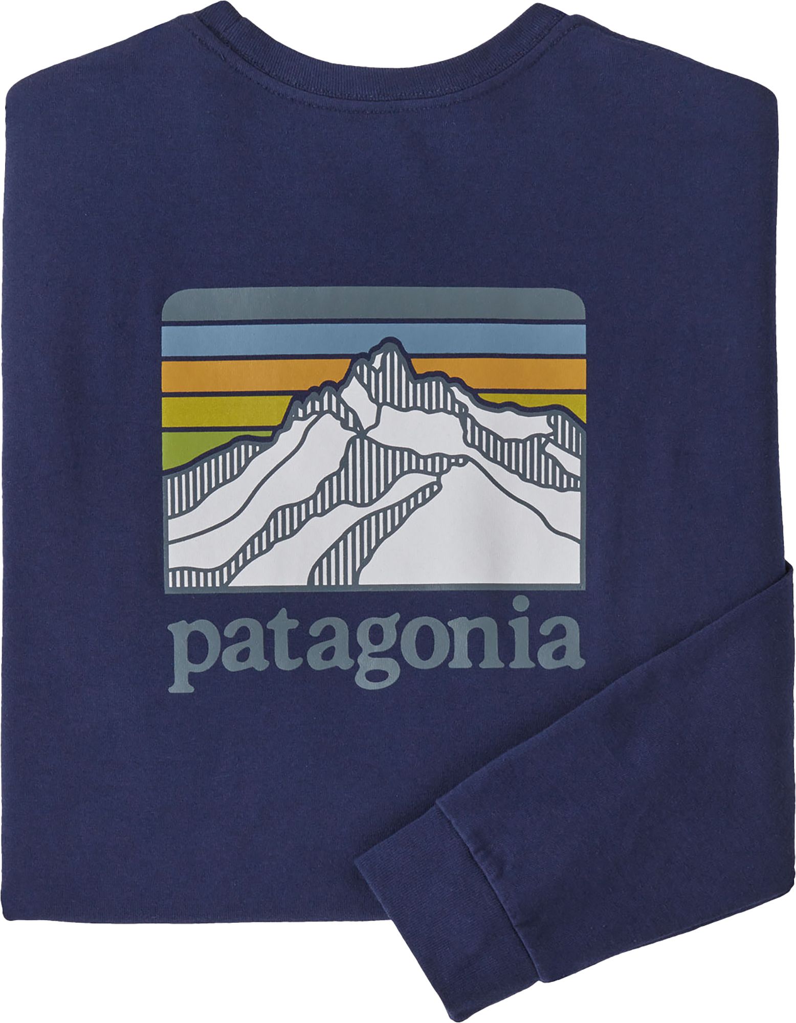 Patagonia Men's Line Logo Ridge Responsbilit-Tee Long Sleeve T-Shirt product image