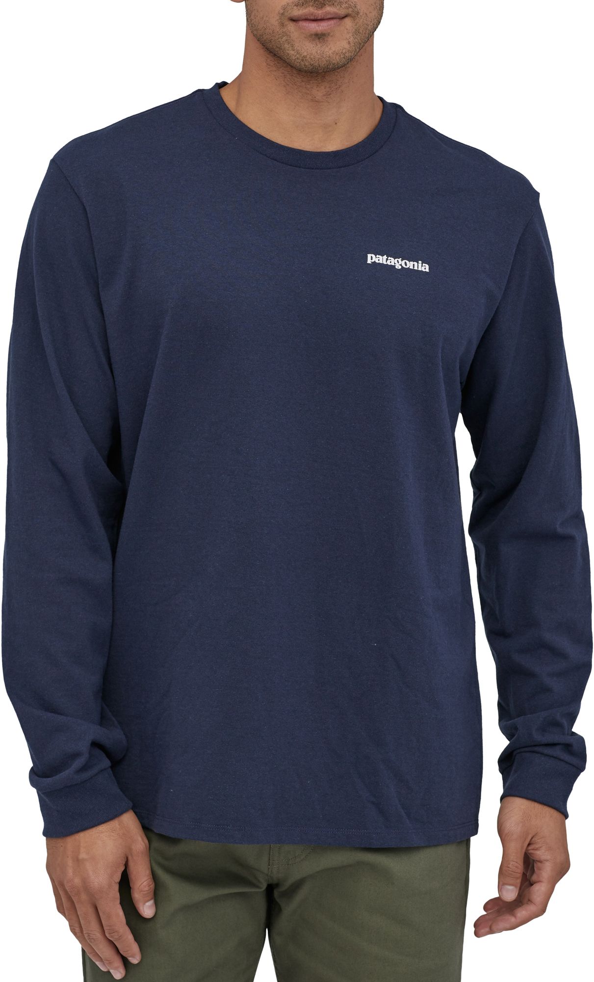 Patagonia Men's P-6 Logo Responsibili-Tee Long Sleeve Shirt