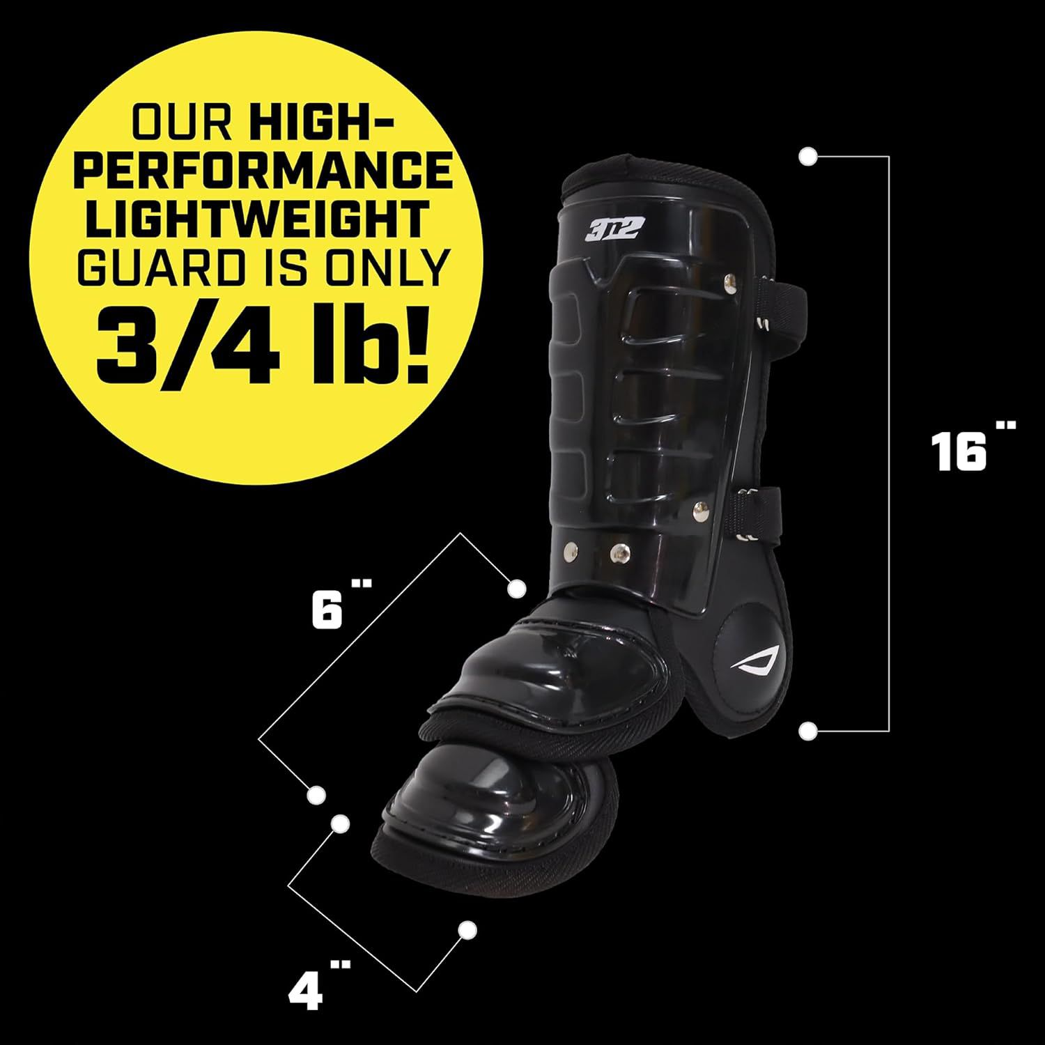 3N2 Adult Universal Batter's Pro Clutch Leg Guard product image