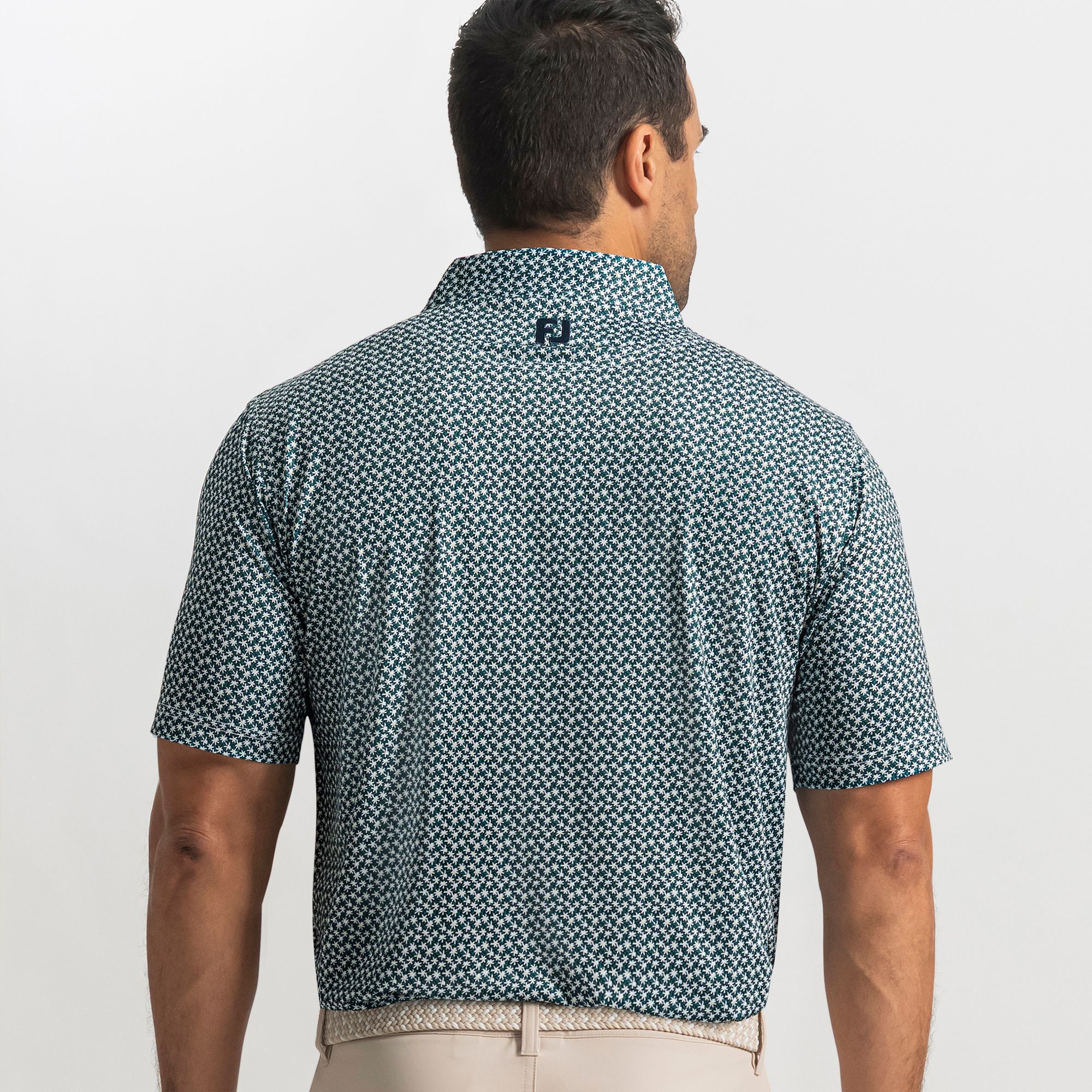 FootJoy Men's Floral Mark ProDry Performance Golf Polo product image