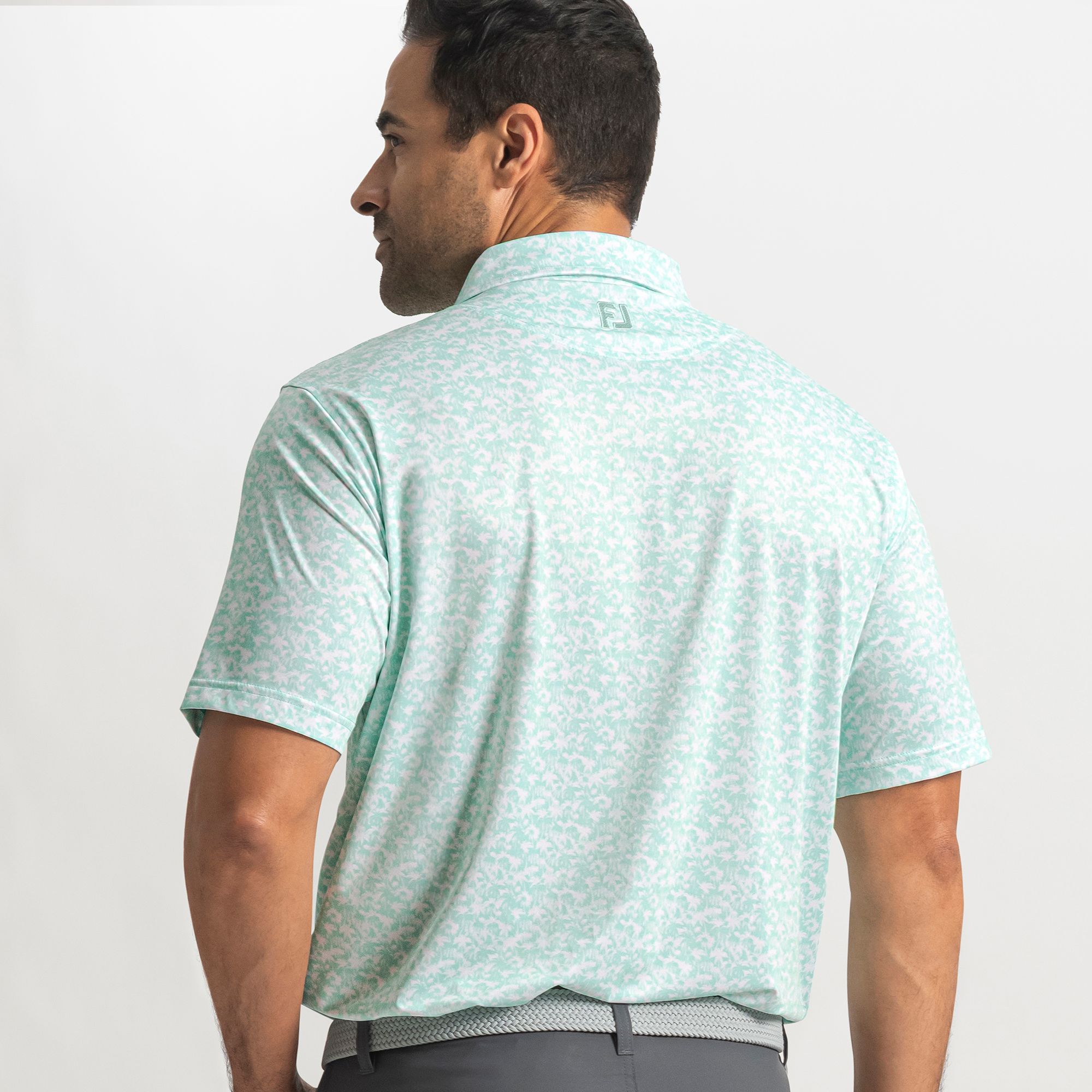 FootJoy Men's Hidden Palm Lisle Golf Polo product image