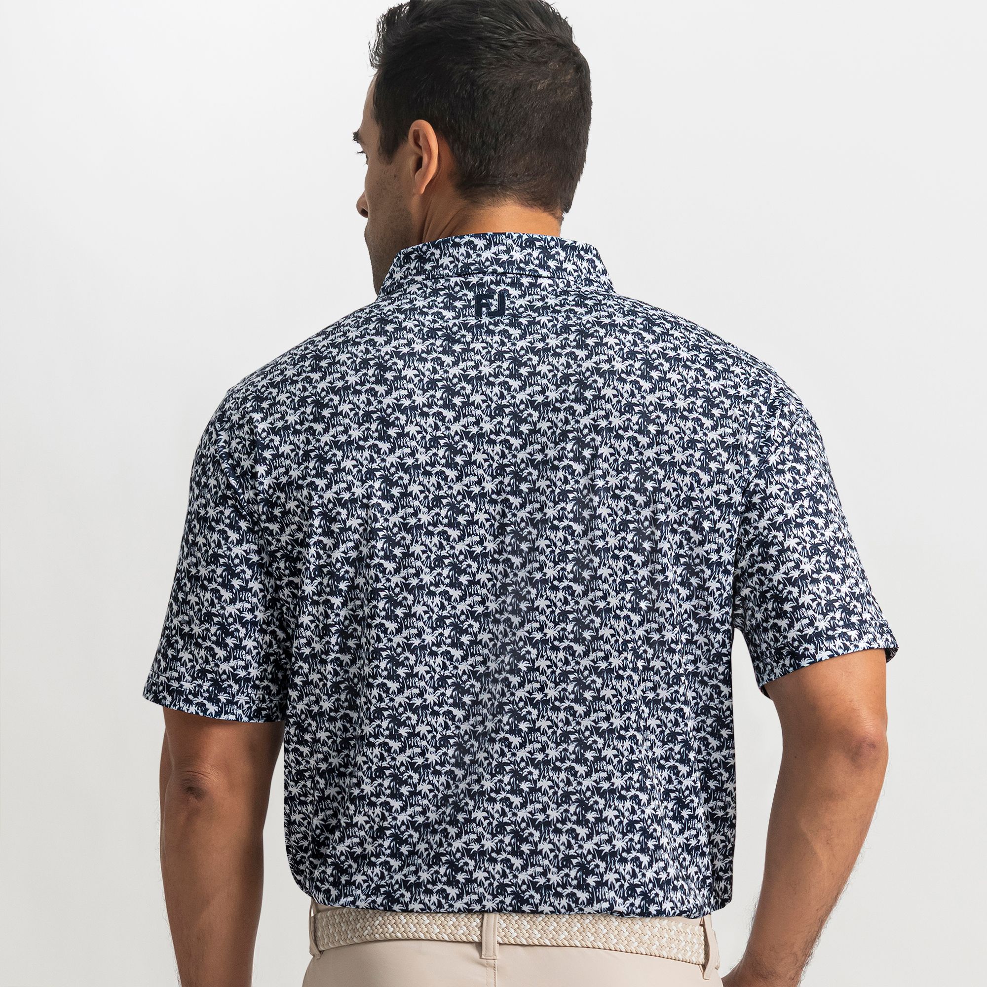 FootJoy Men's Hidden Palm ProDry Performance Golf Polo product image