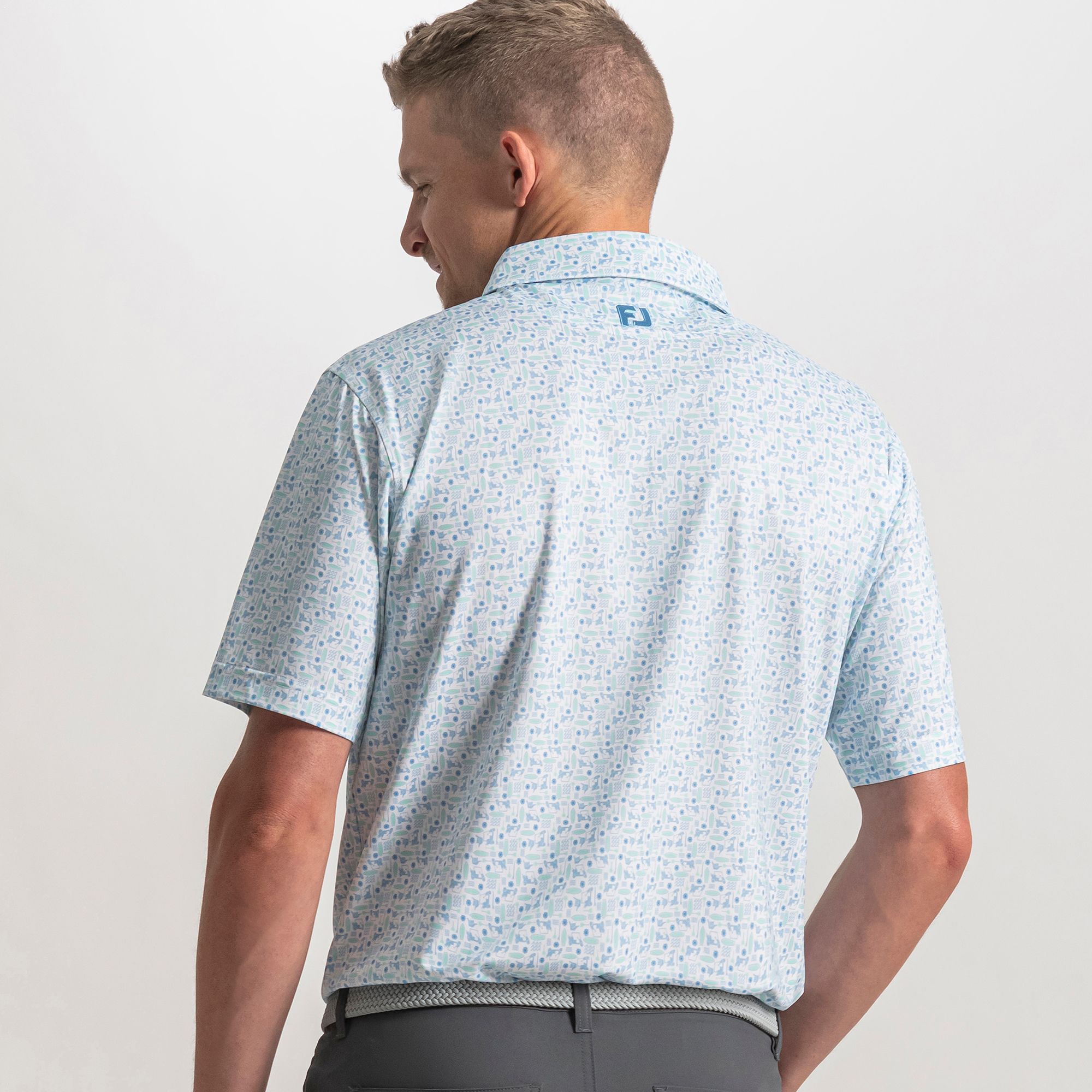 FootJoy Men's Surfs Up Lisle Golf Polo product image
