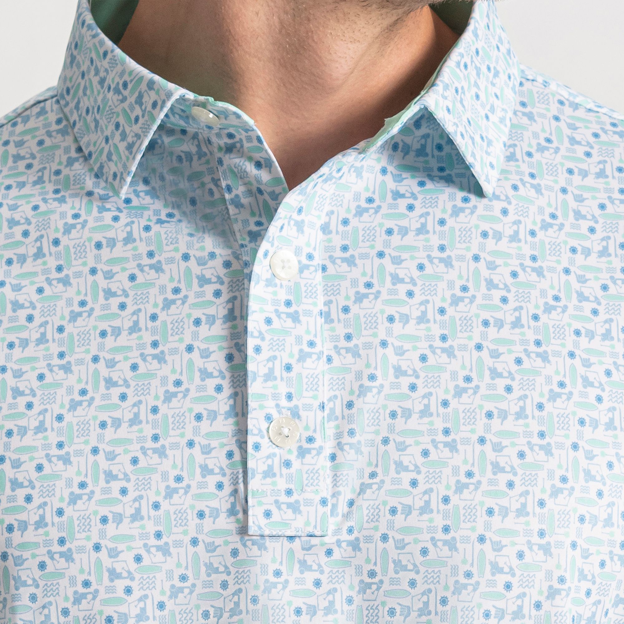 FootJoy Men's Surfs Up Lisle Golf Polo product image