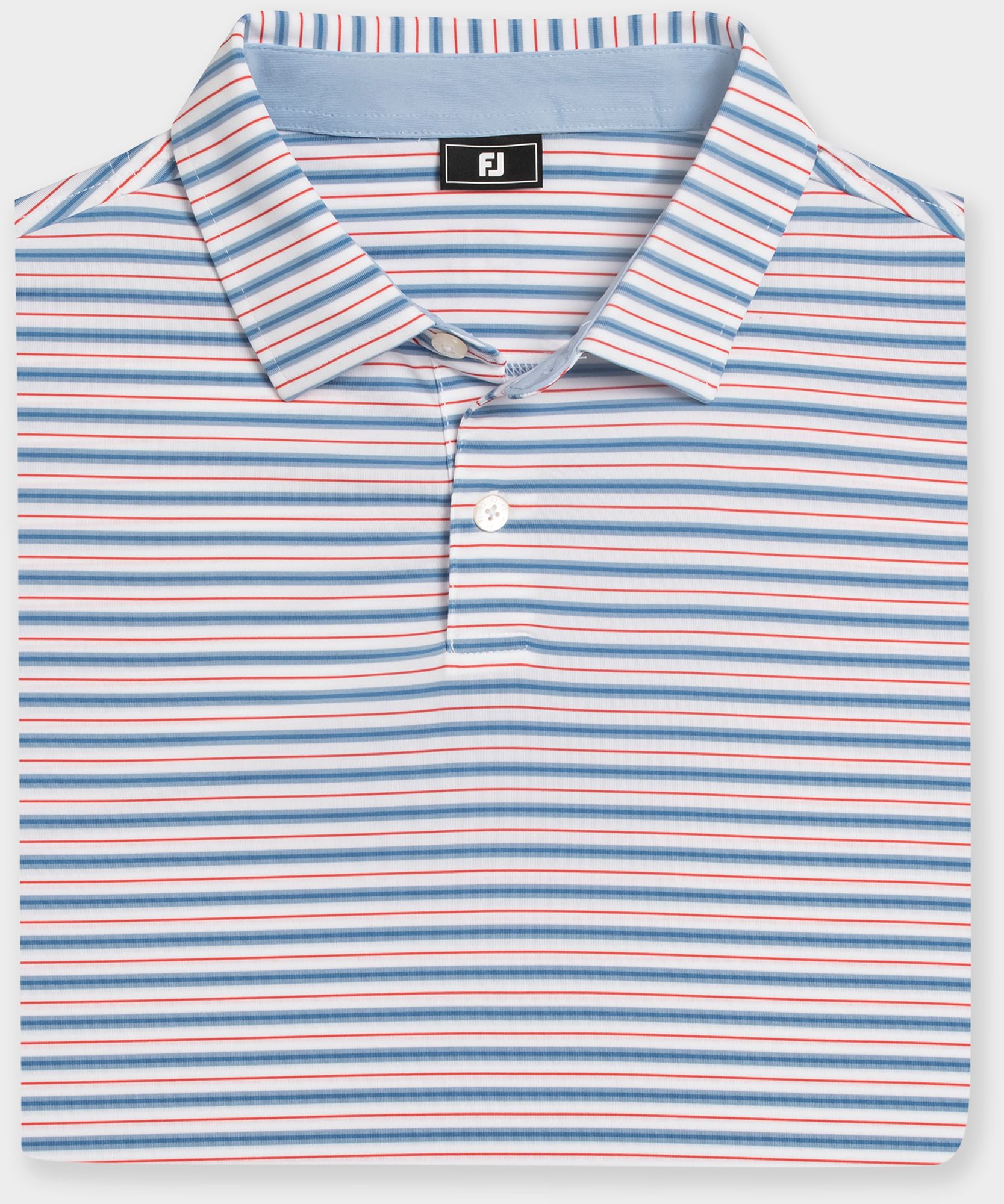 FootJoy Men's Pinstripe Pop Striped Performance Golf Polo product image