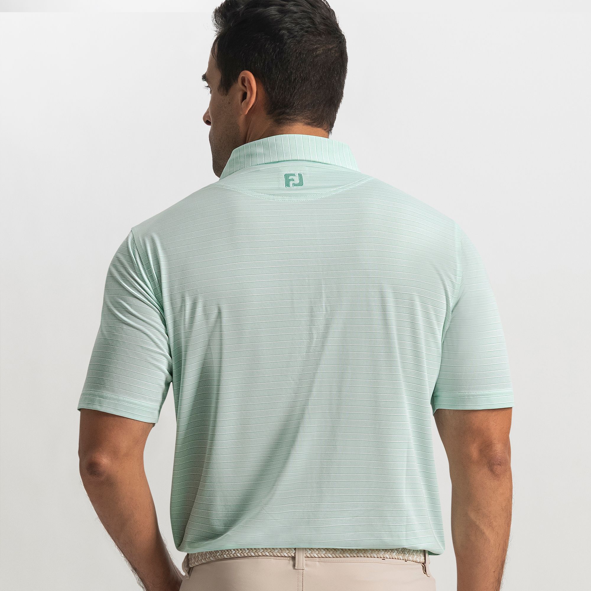 FootJoy Men's Flip Stripe Lisle Golf Polo product image