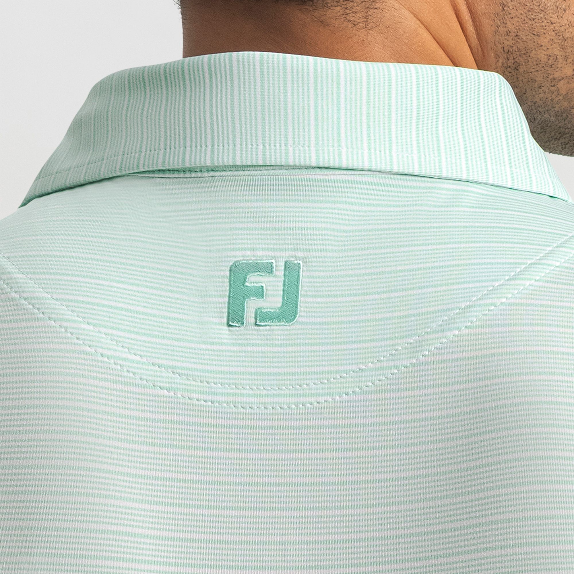 FootJoy Men's Flip Stripe Lisle Golf Polo product image