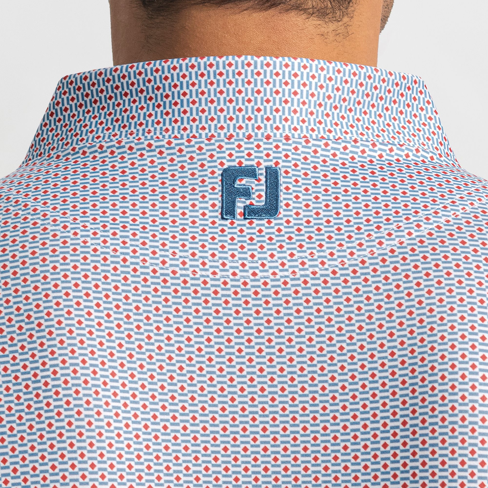 FootJoy Men's Nautical Flag Print Performance Golf Polo product image