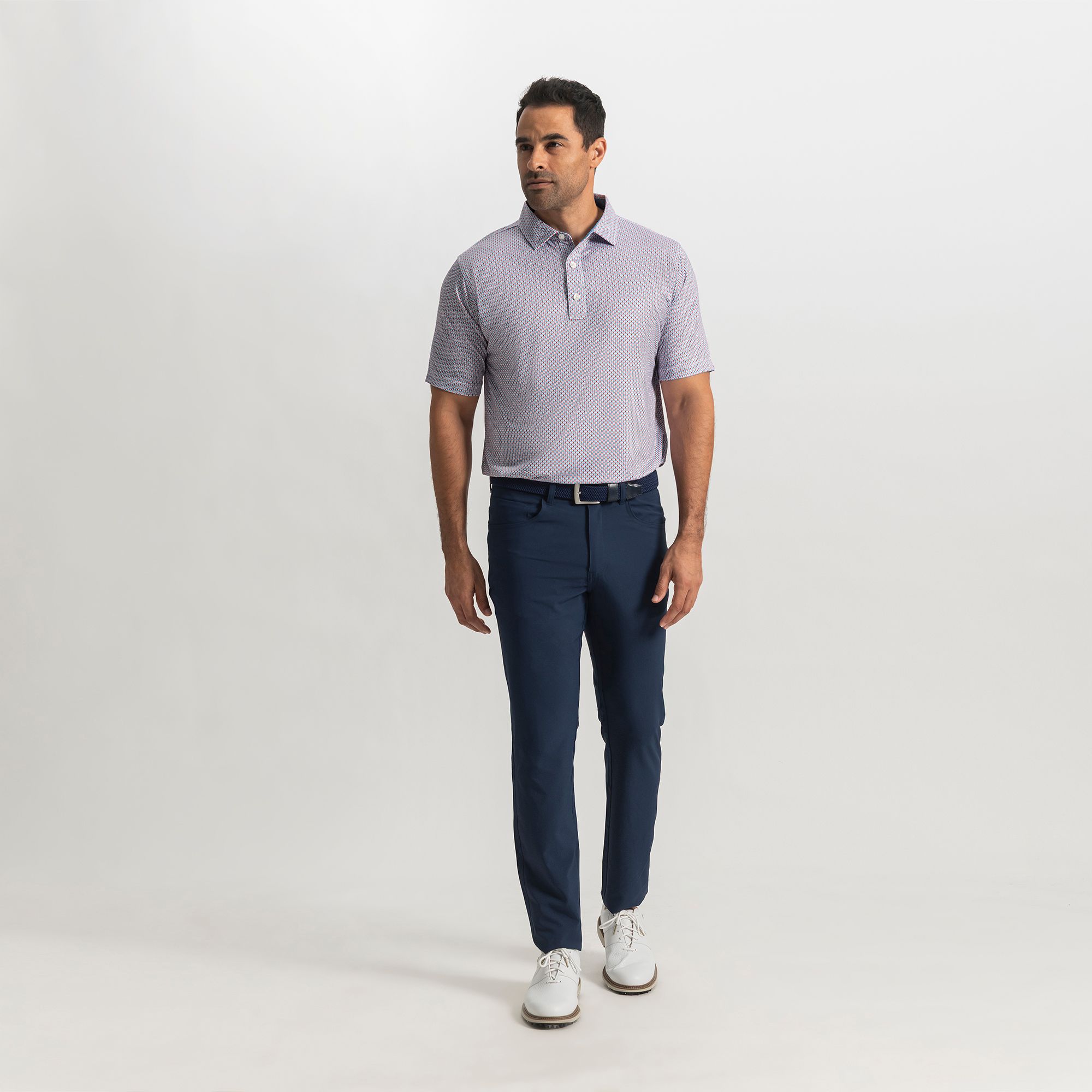 FootJoy Men's Nautical Flag Print Performance Golf Polo product image