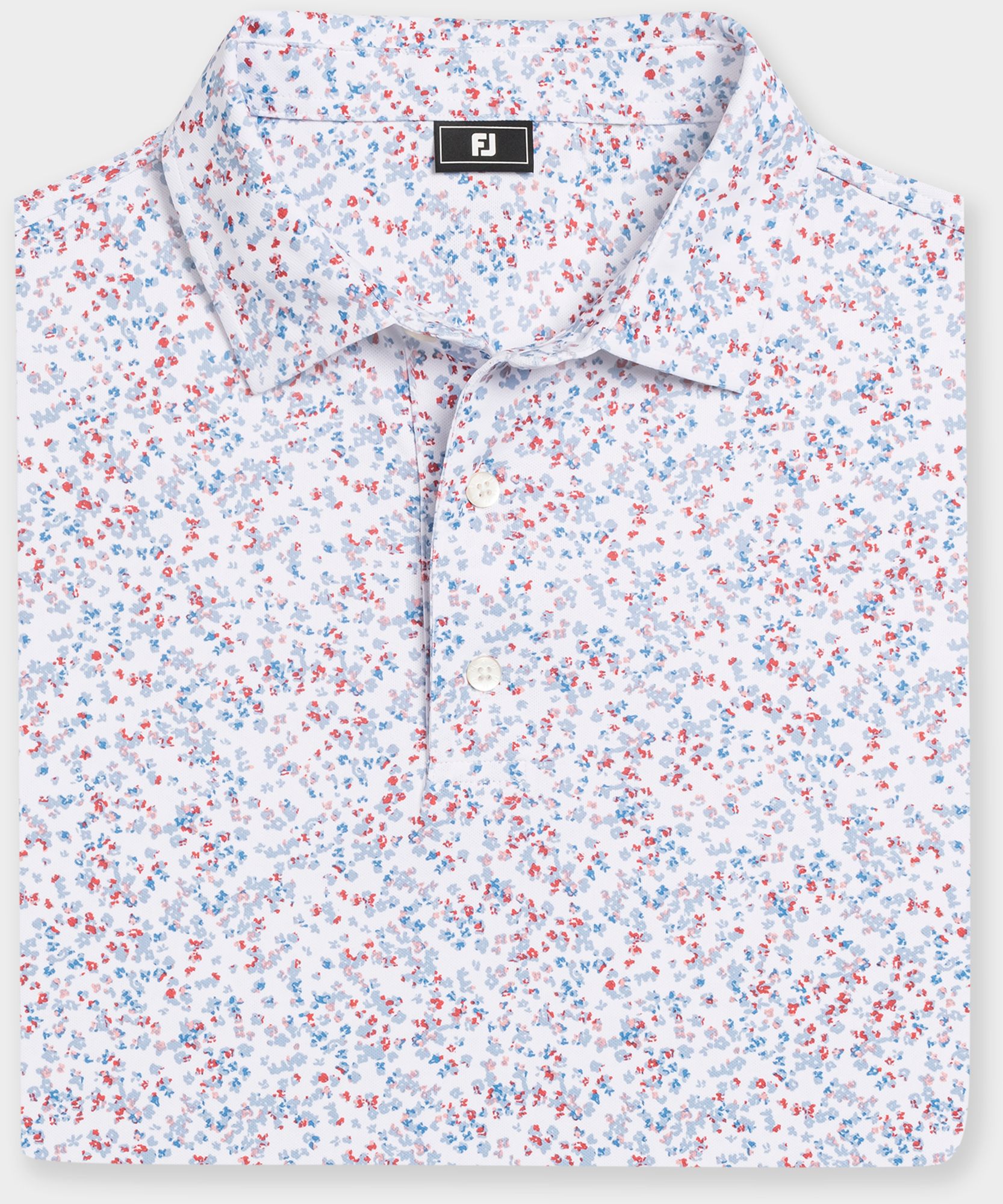 FootJoy Men's Watercolor Floral Print Performance Golf Polo product image