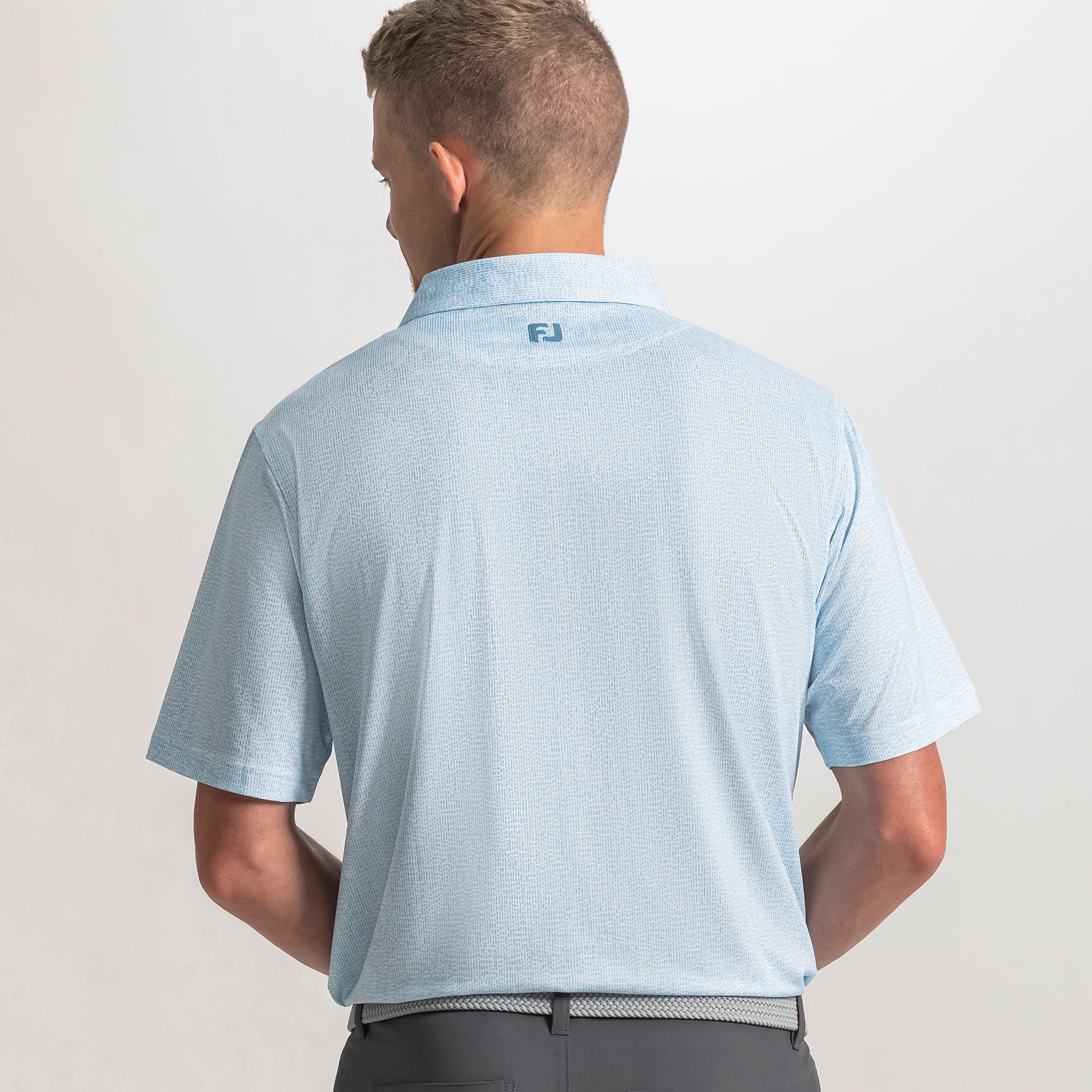 FootJoy Men's Seersucker Lisle Golf Polo product image
