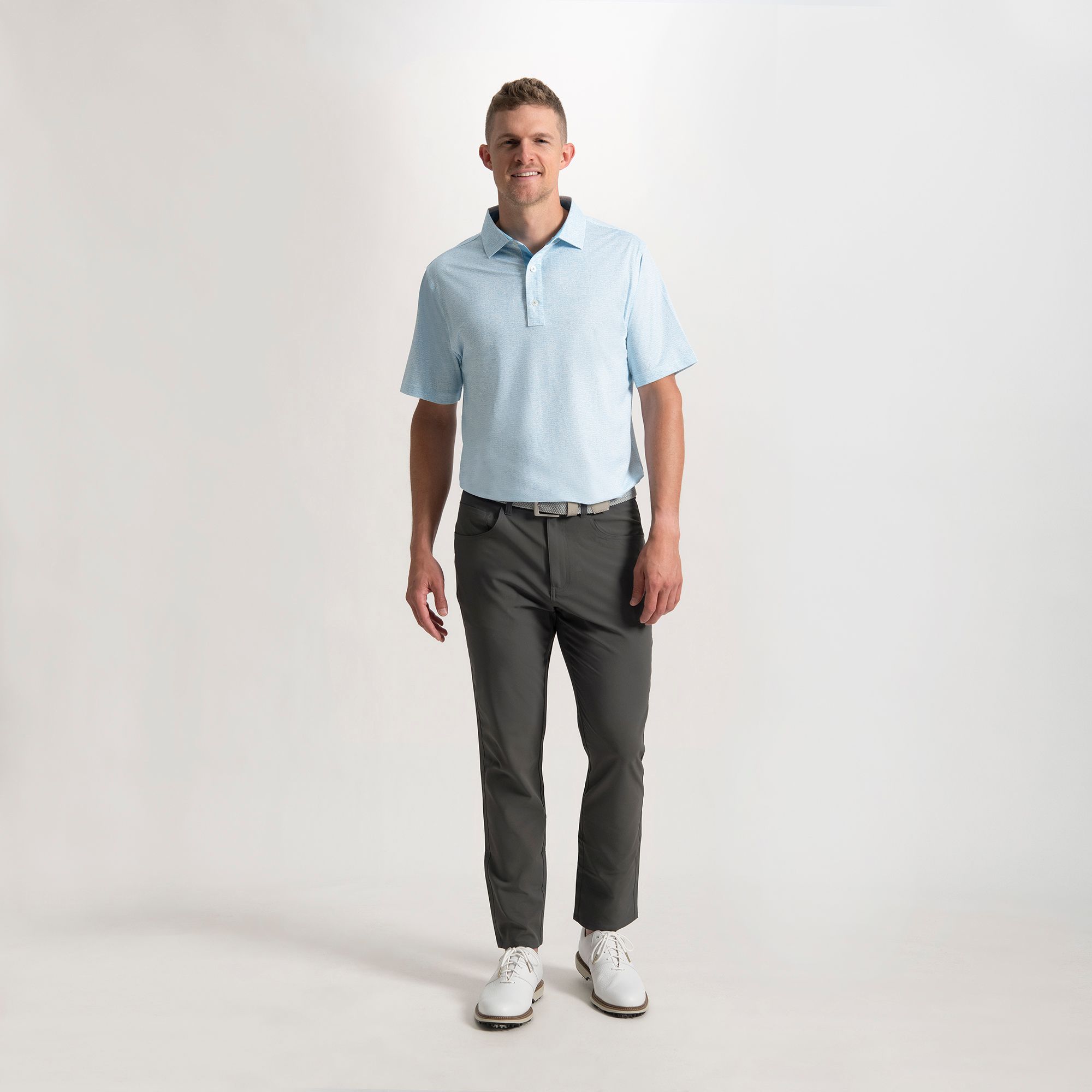 FootJoy Men's Seersucker Lisle Golf Polo product image