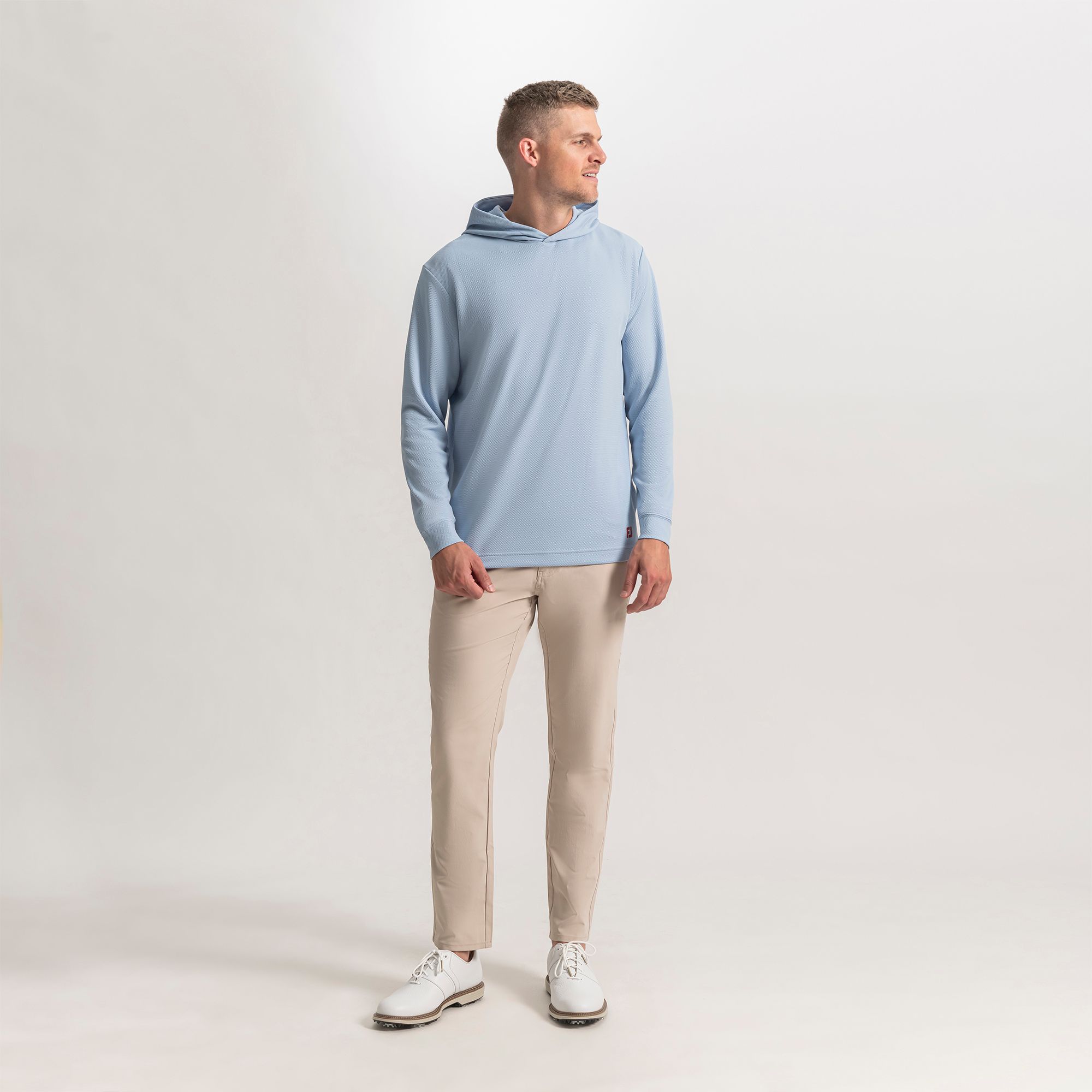 FootJoy Men's Lightweight Textured Jacquard Golf Hoodie product image
