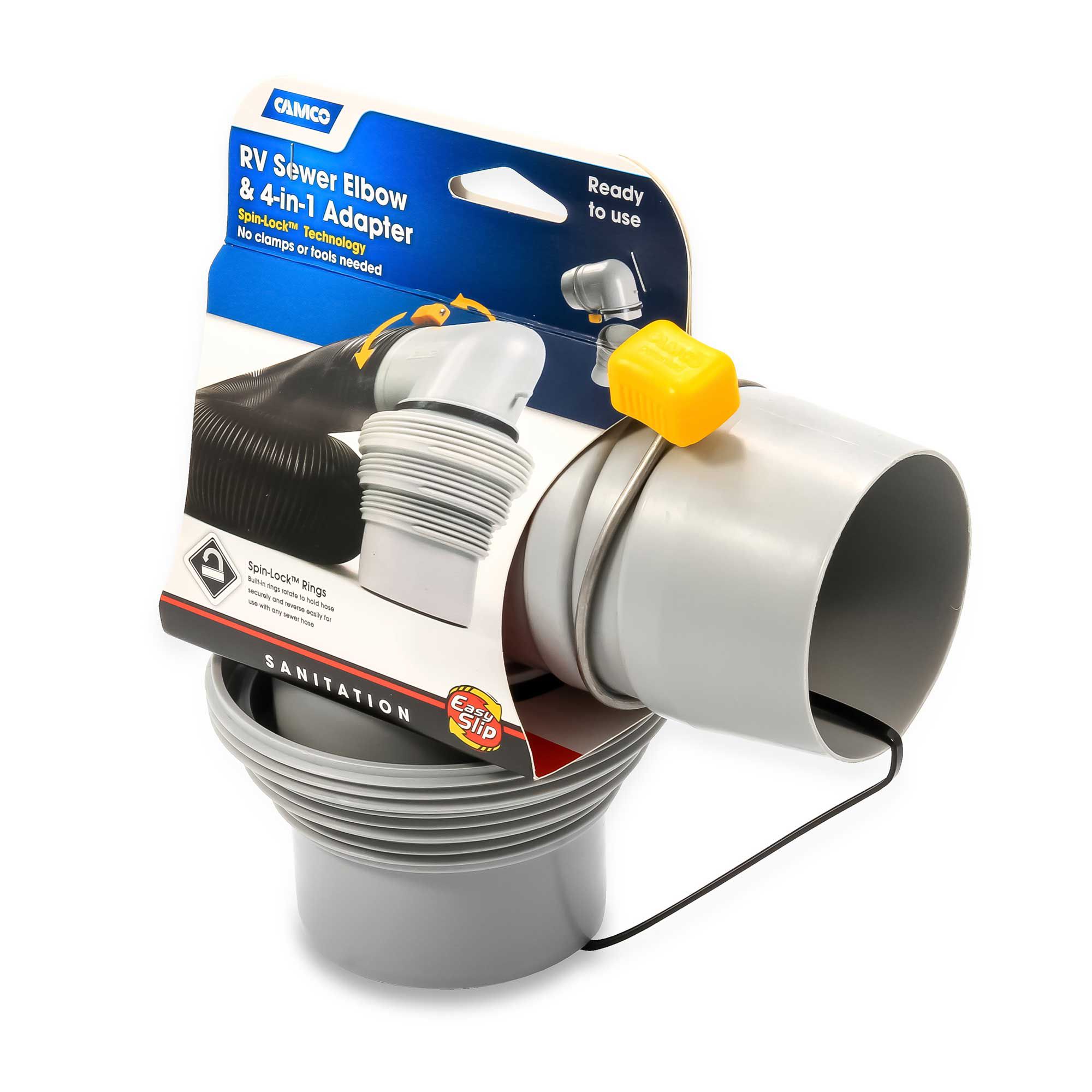 Camco RV Easy Slip 4-in-1 Sewer Adapter product image