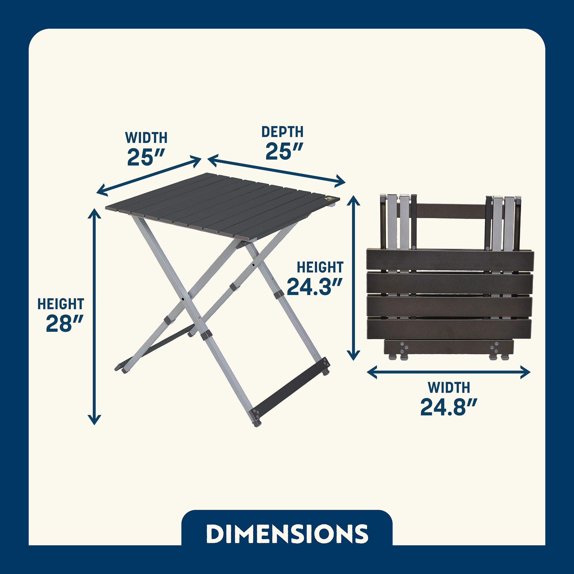 GCI Outdoor Compact 25 in. Camp Table product image