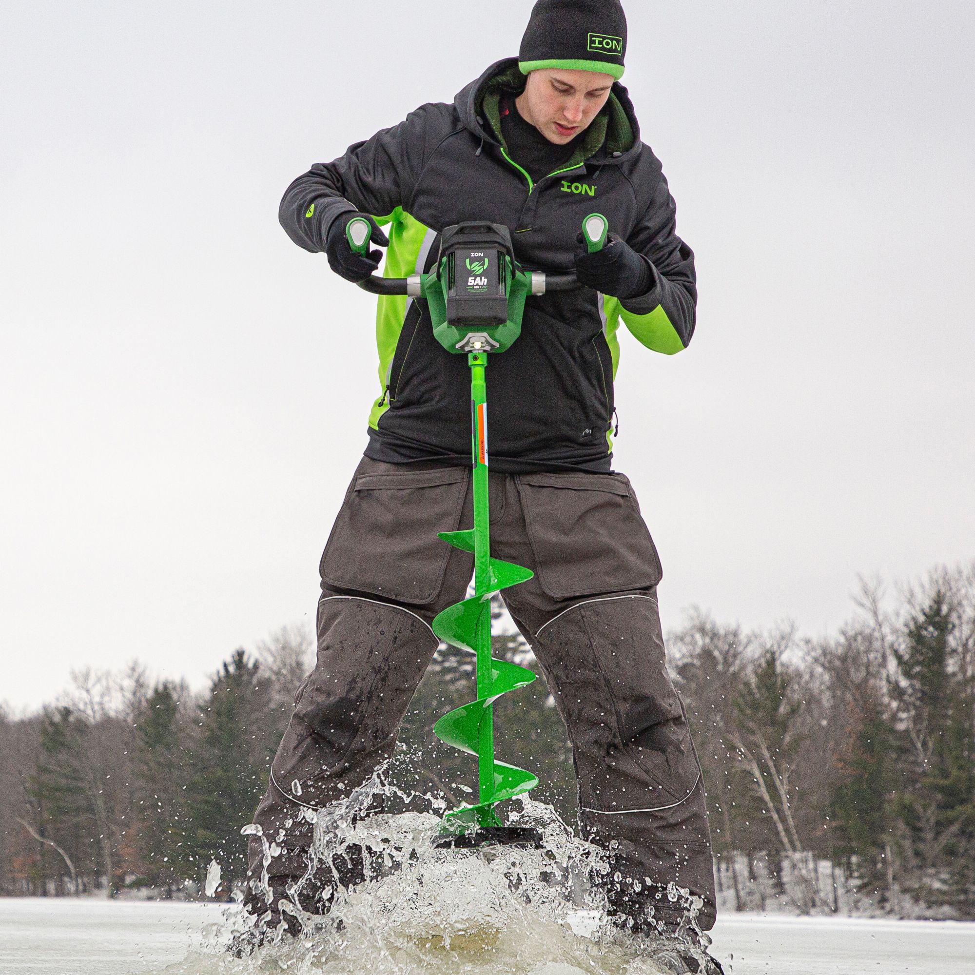 ION R1 Amp 40v Electric Ice Auger product image