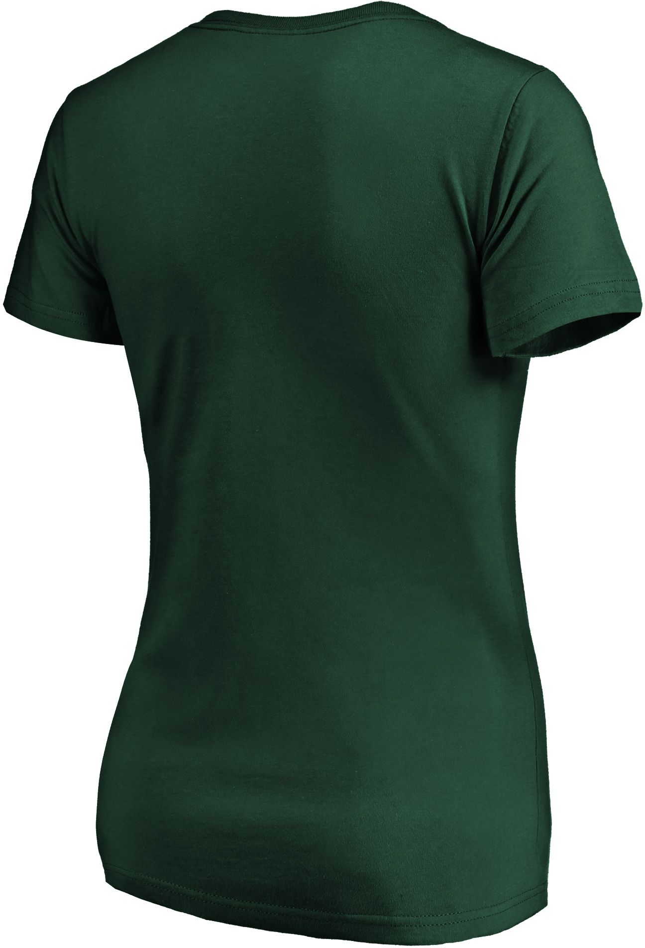 NHL Women's Dallas Stars Primary Logo Green V-Neck T-Shirt product image