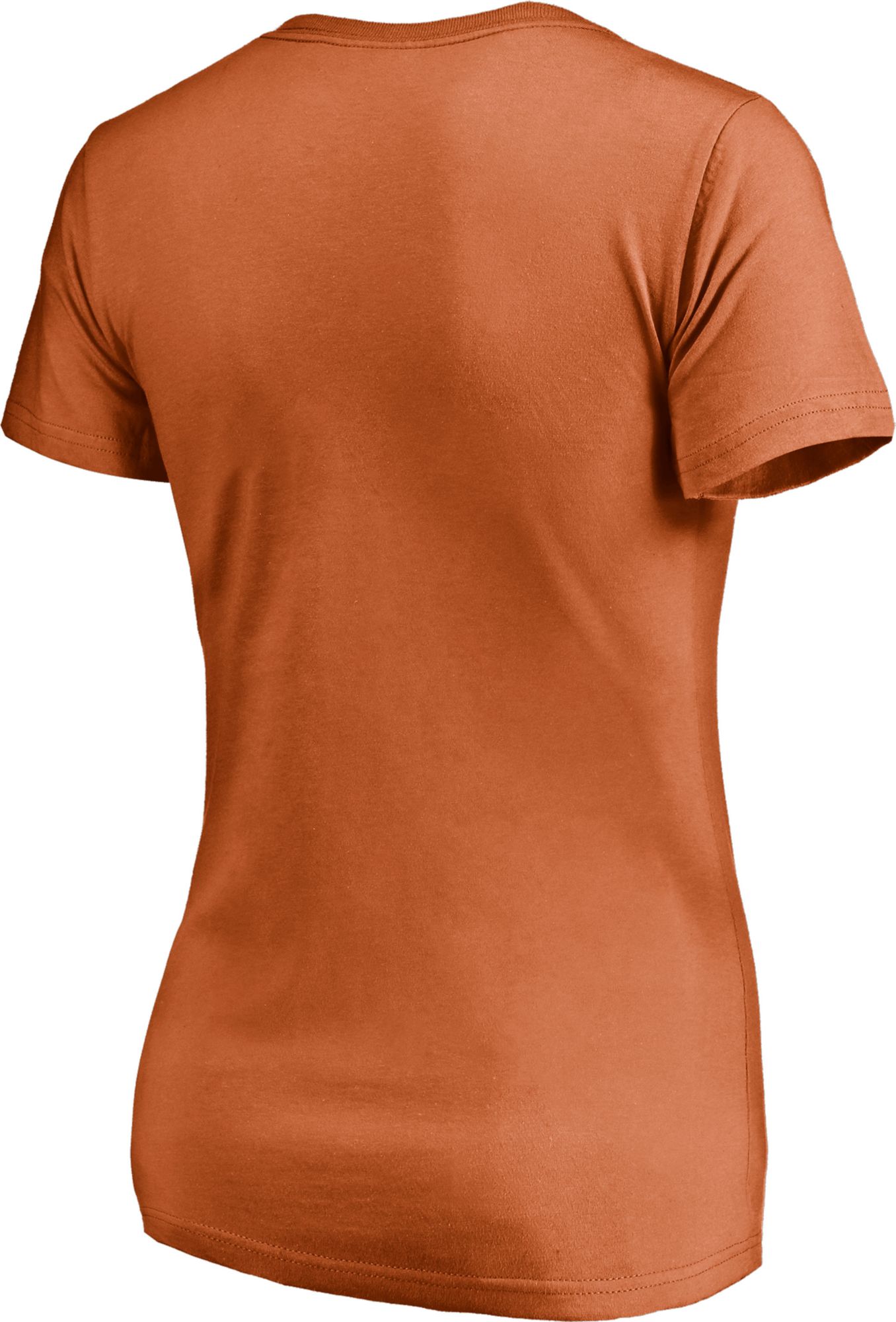 NCAA Women's Texas Longhorns Burnt Orange V-Neck T-Shirt product image
