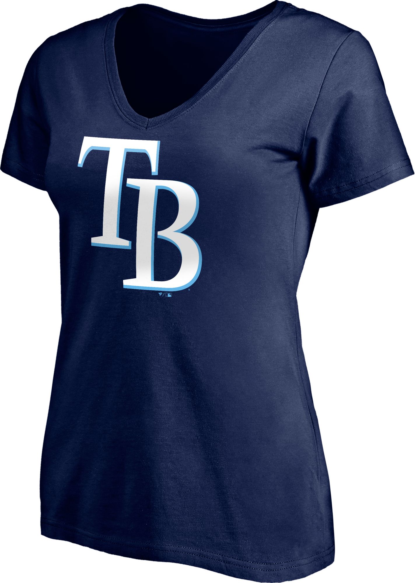 Fanatics Women's Tampa Bay Rays Wander Franco #5 Navy V-Neck T-Shirt product image
