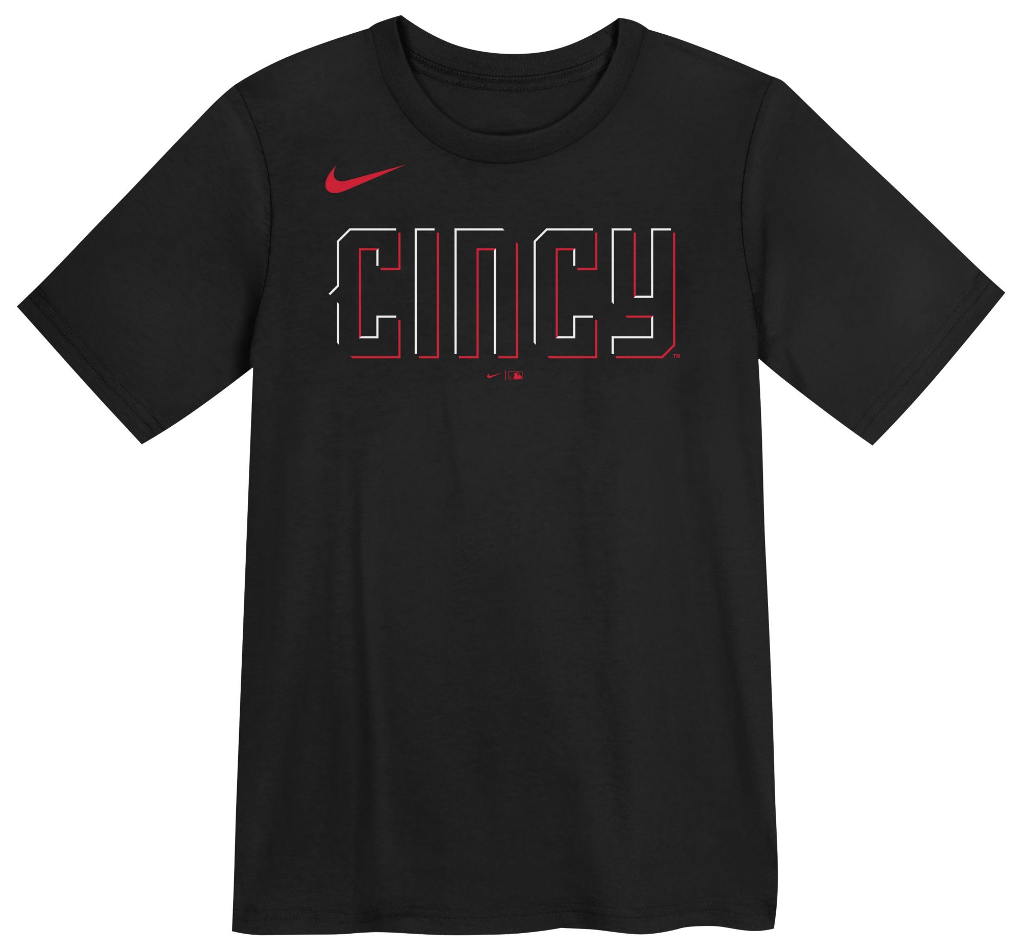 Nike Boys' Cincinnati Reds Black Elly De La Cruz #44 Alternate T-Shirt product image