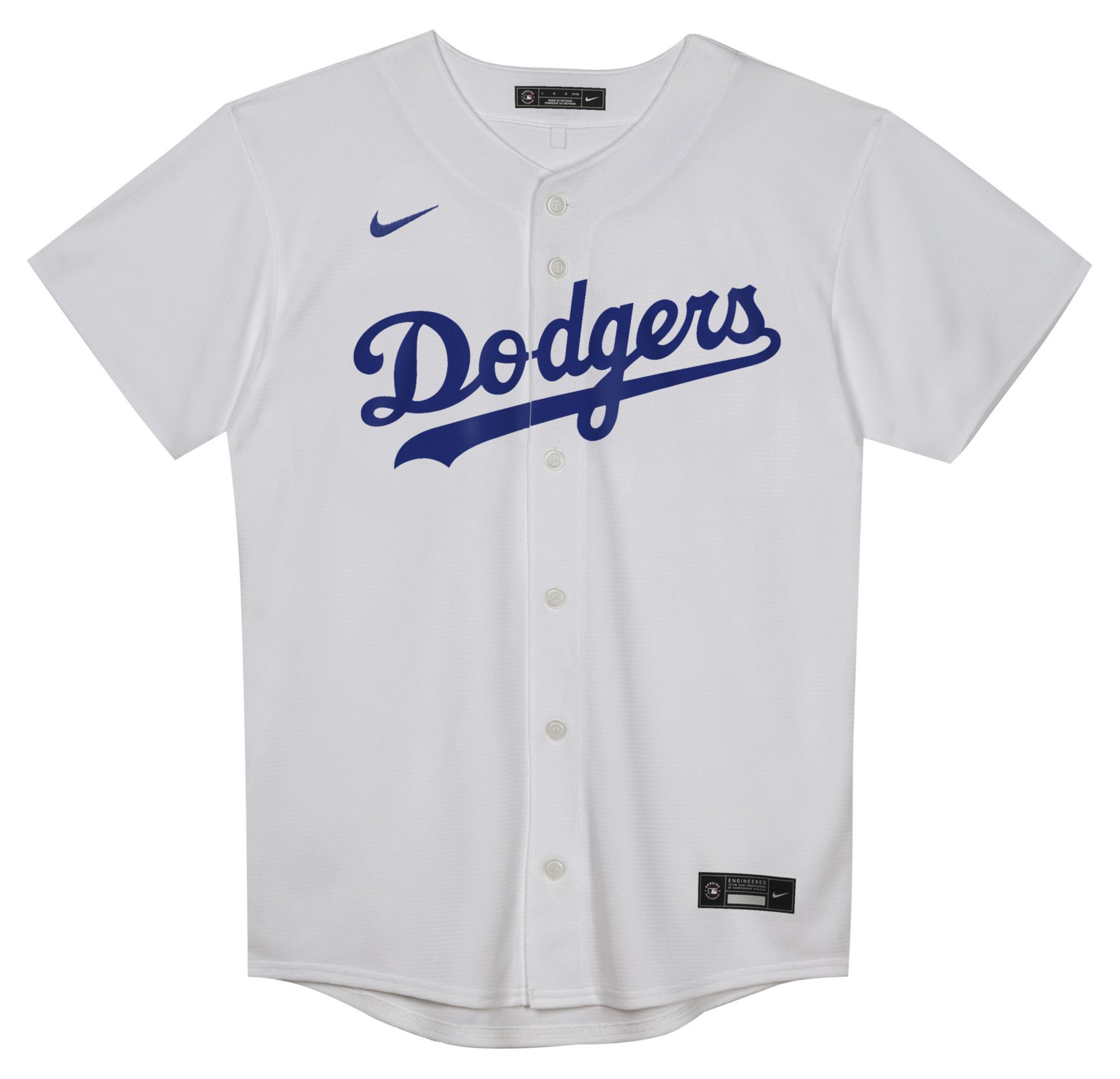 Outerstuff Boys' Los Angeles Dodgers White Yoshinobu Yamamoto #18 Home Baseline Jersey product image
