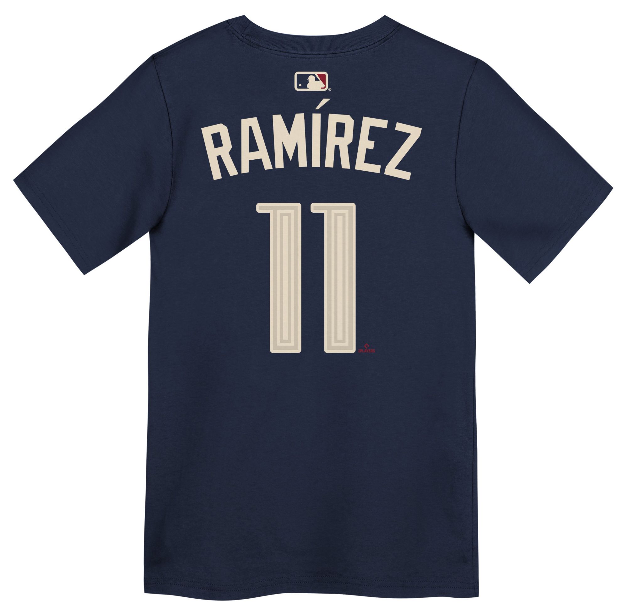 Nike Boys' Cleveland Guardians Navy José Ramírez #11 Home T-Shirt product image
