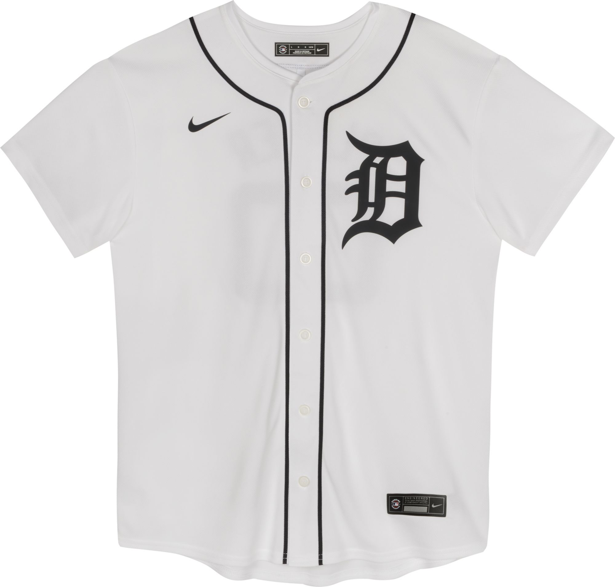 Nike Boys' Detroit Tigers White Riley Greene #31 Home Game Jersey product image