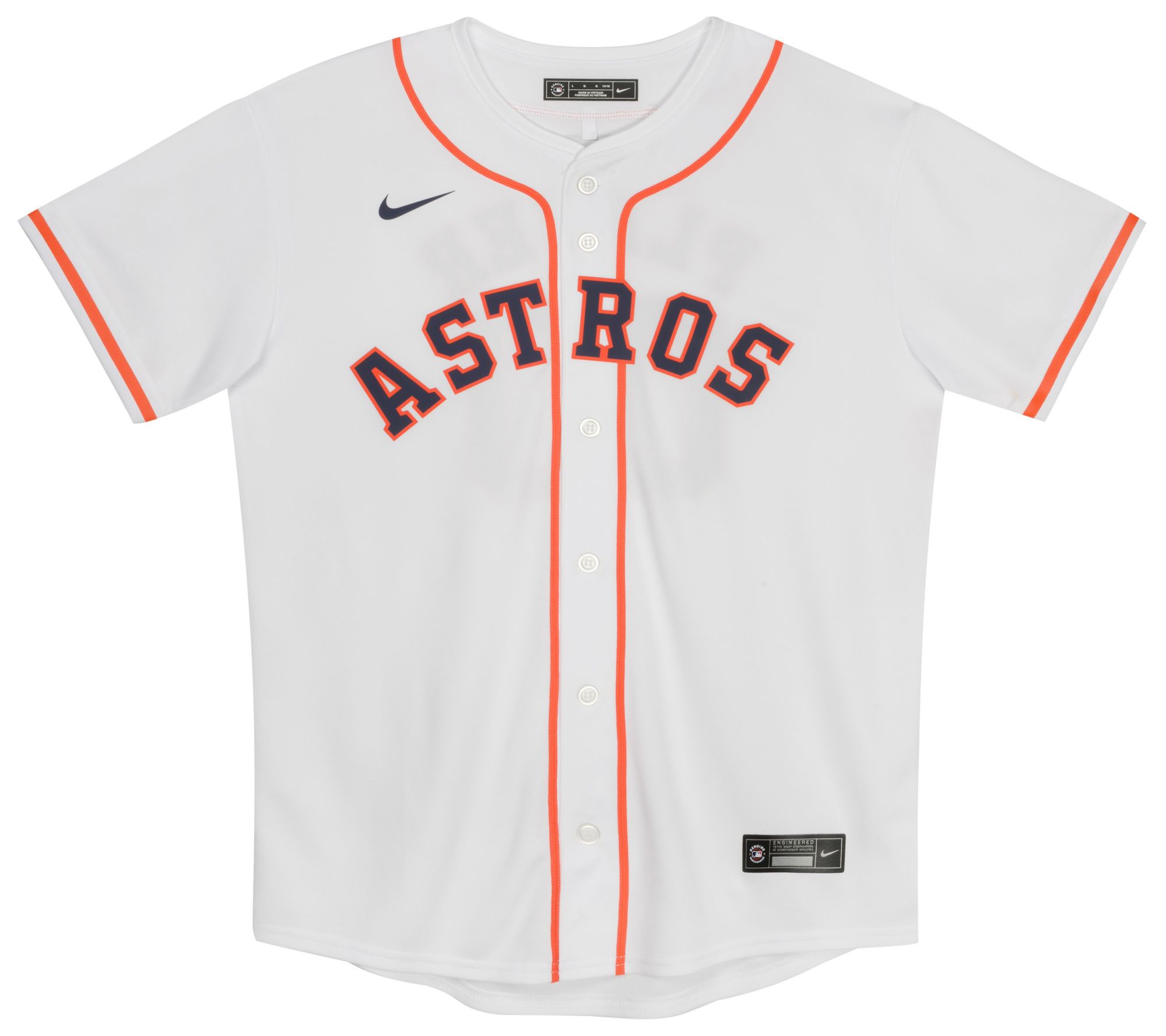 Nike Boys' Houston Astros White Jose Altuve #27 Home Game Jersey product image