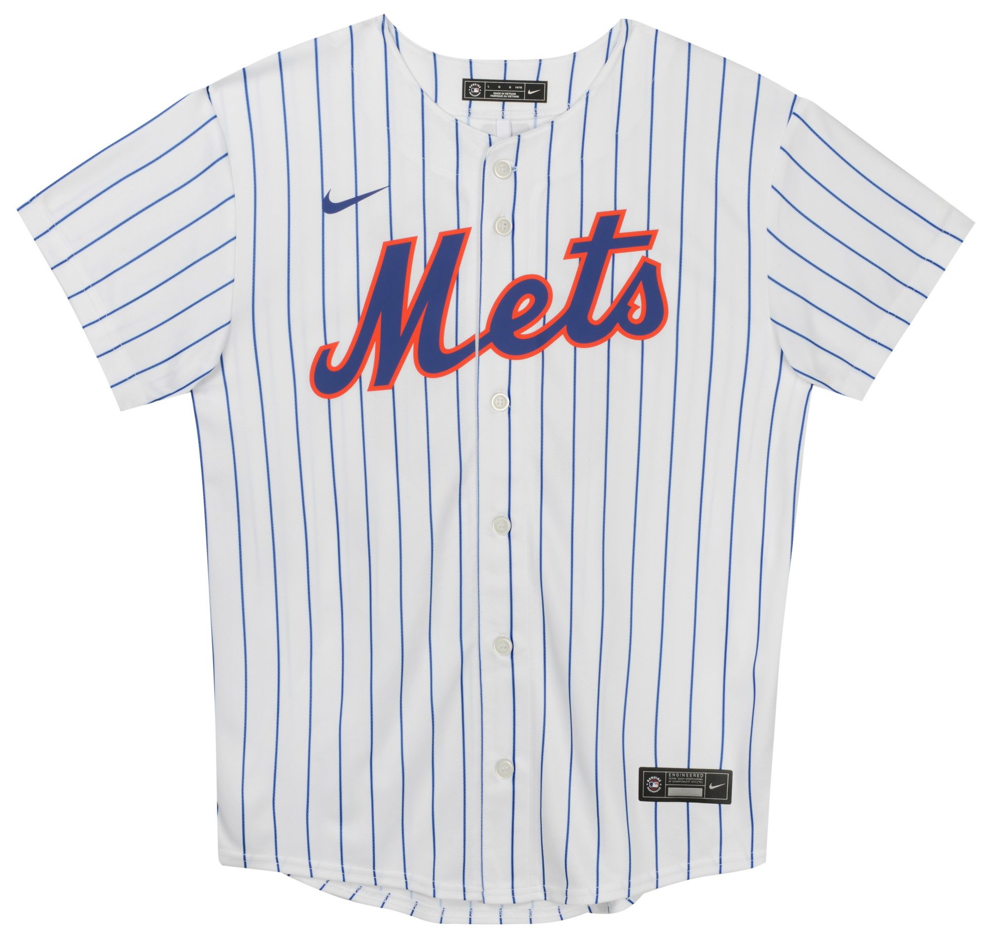 Nike Boys' New York Mets White Francisco Lindor #12 Home Game Jersey product image