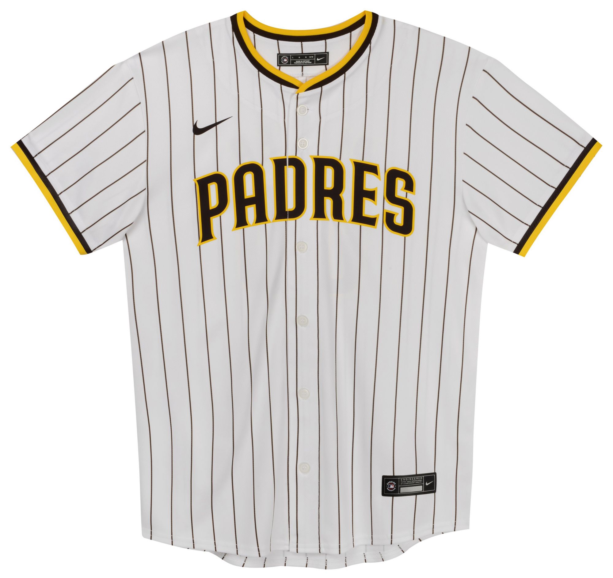 Nike Boys' San Diego Padres White Fernando Tatis Jr. #23 Home Game Jersey product image
