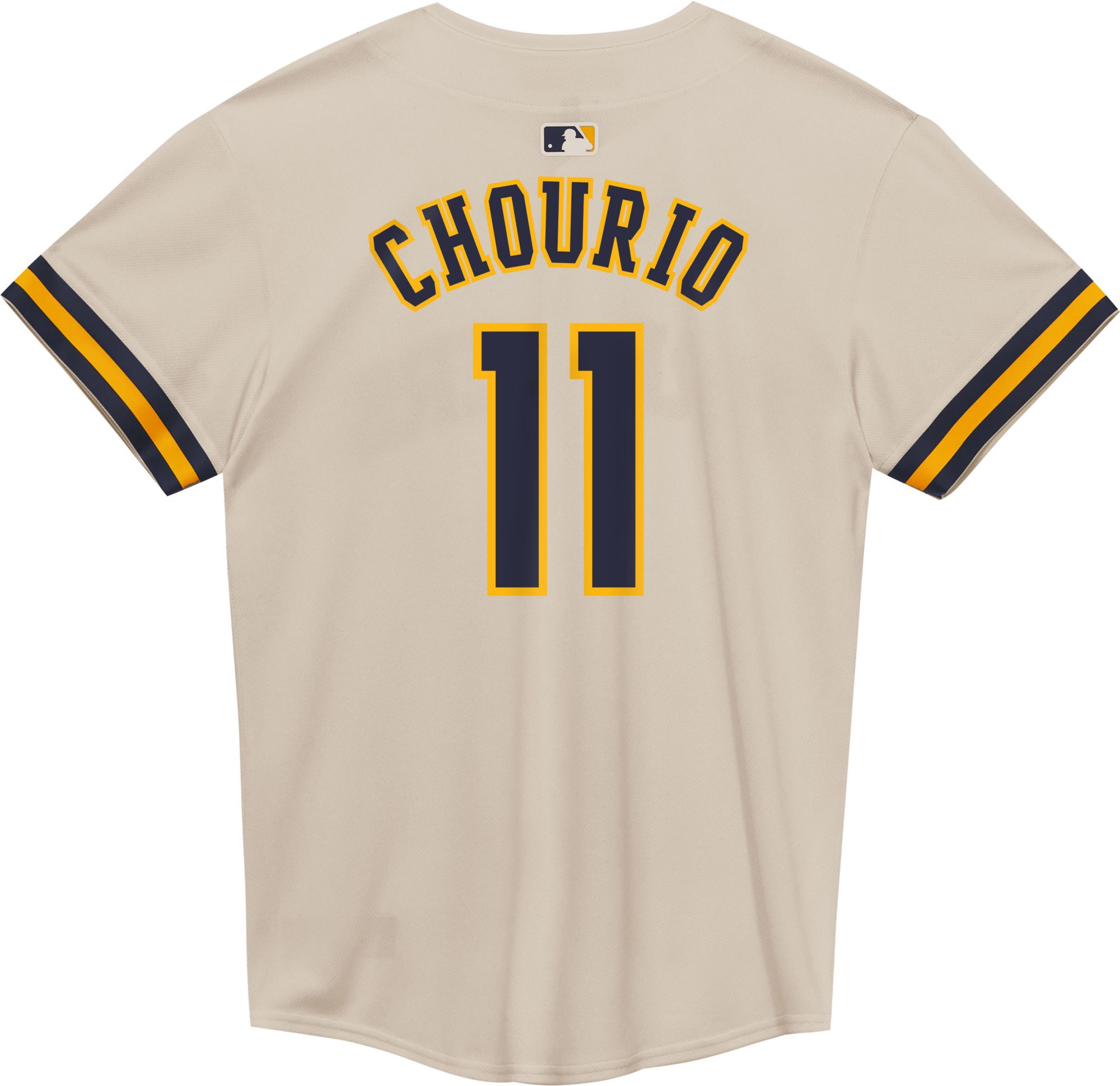 Nike Boys' Milwaukee Brewers White Jackson Chourio #11 Home Game Jersey product image
