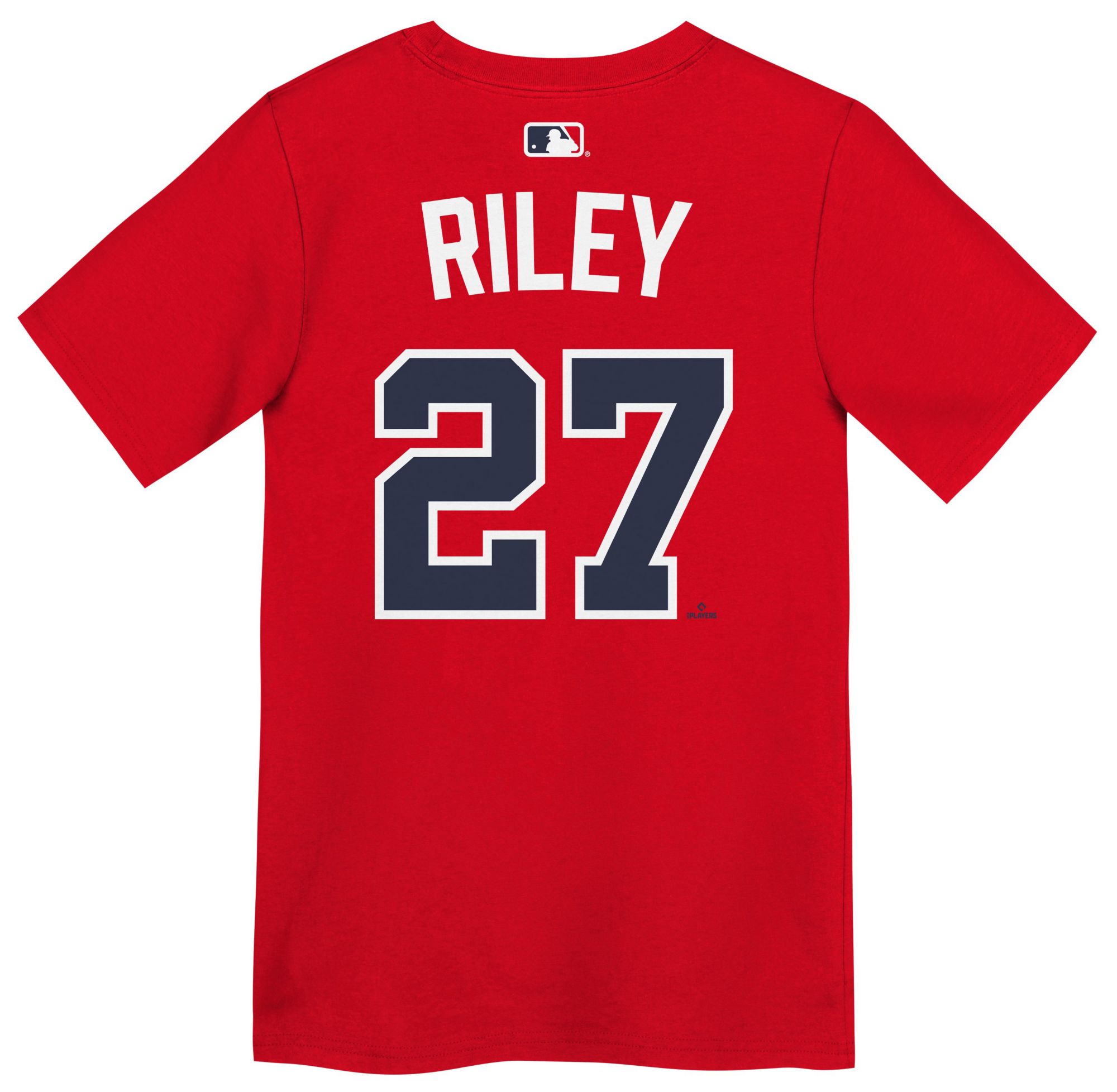 Nike Boys' Atlanta Braves Austin Riley #27 Red Home T-Shirt product image