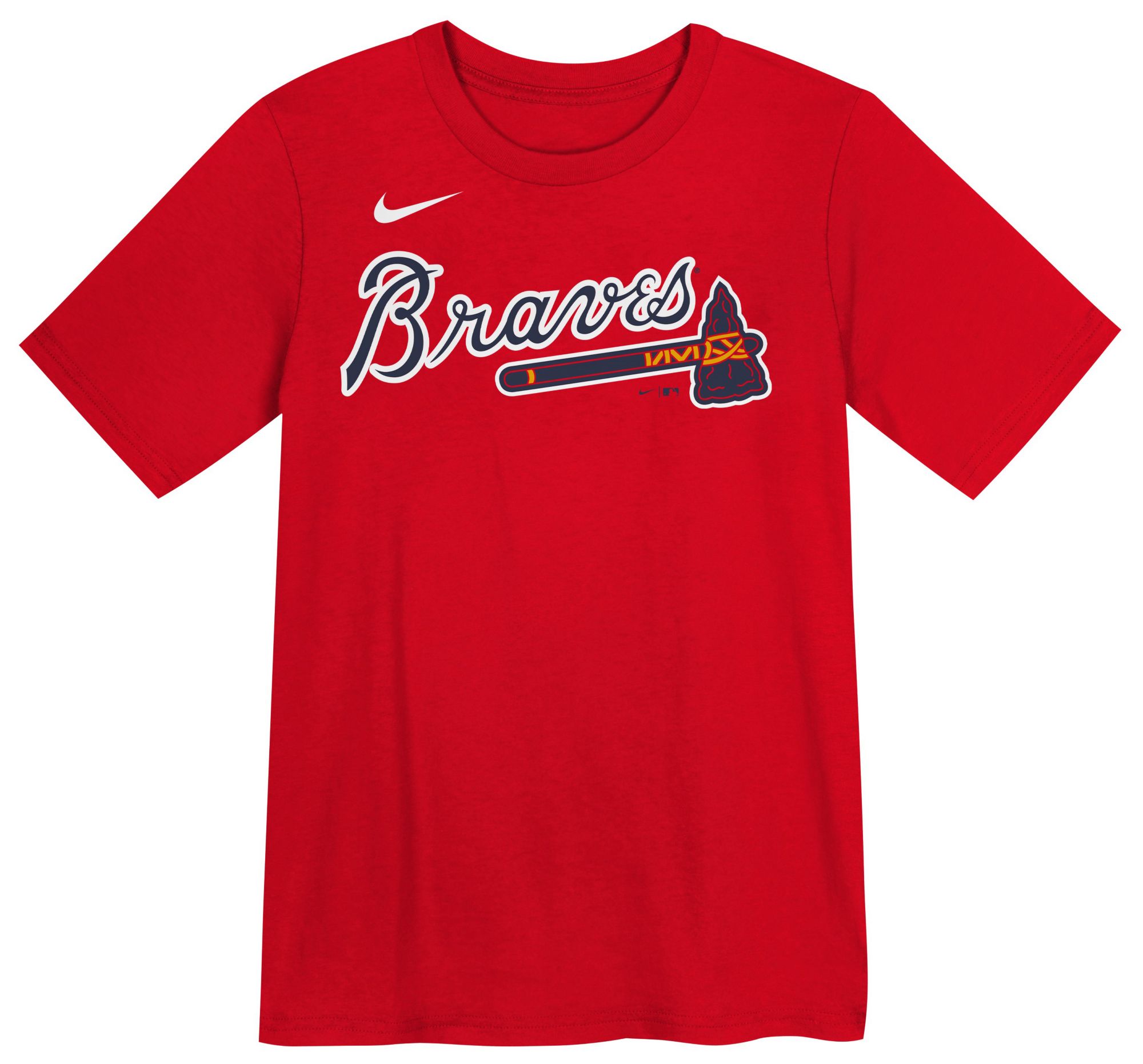 Nike Boys' Atlanta Braves Austin Riley #27 Red Home T-Shirt product image