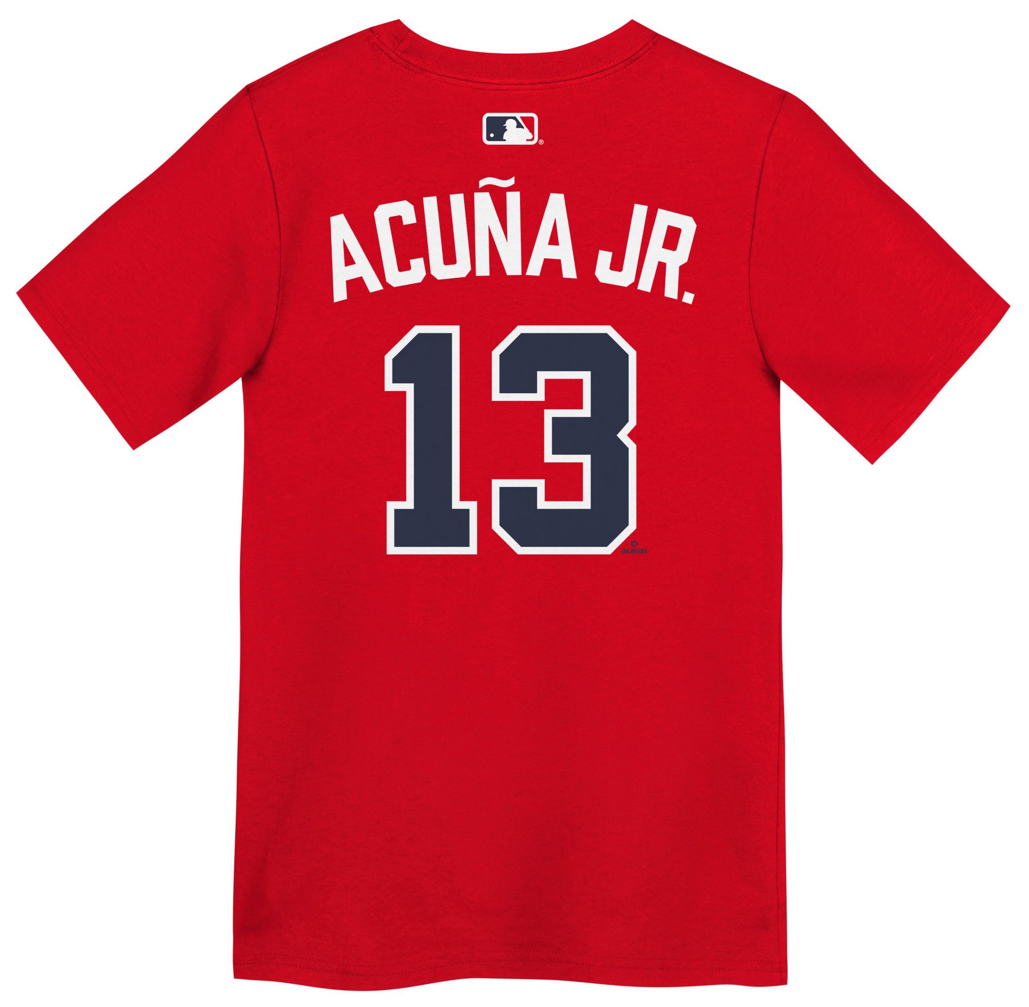 Nike Boys' Atlanta Braves Ronald Acuna #13 Red Home T-Shirt product image