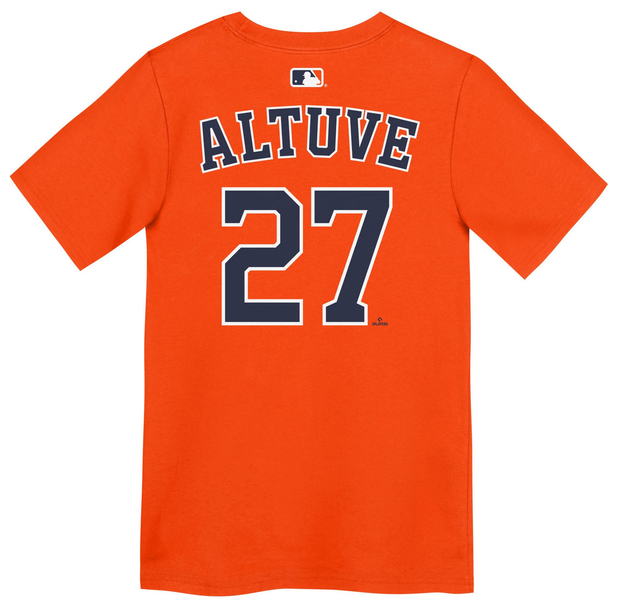 Nike Boys' Houston Astros Jose Altuve #27 Orange Home T-Shirt product image